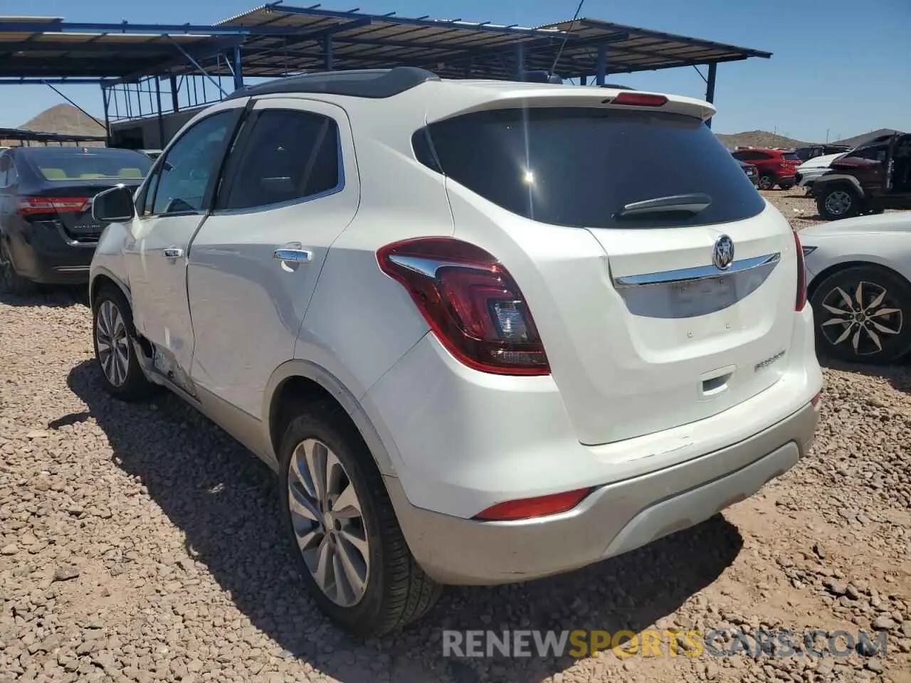2 Photograph of a damaged car KL4CJASB4LB015442 BUICK ENCORE 2020