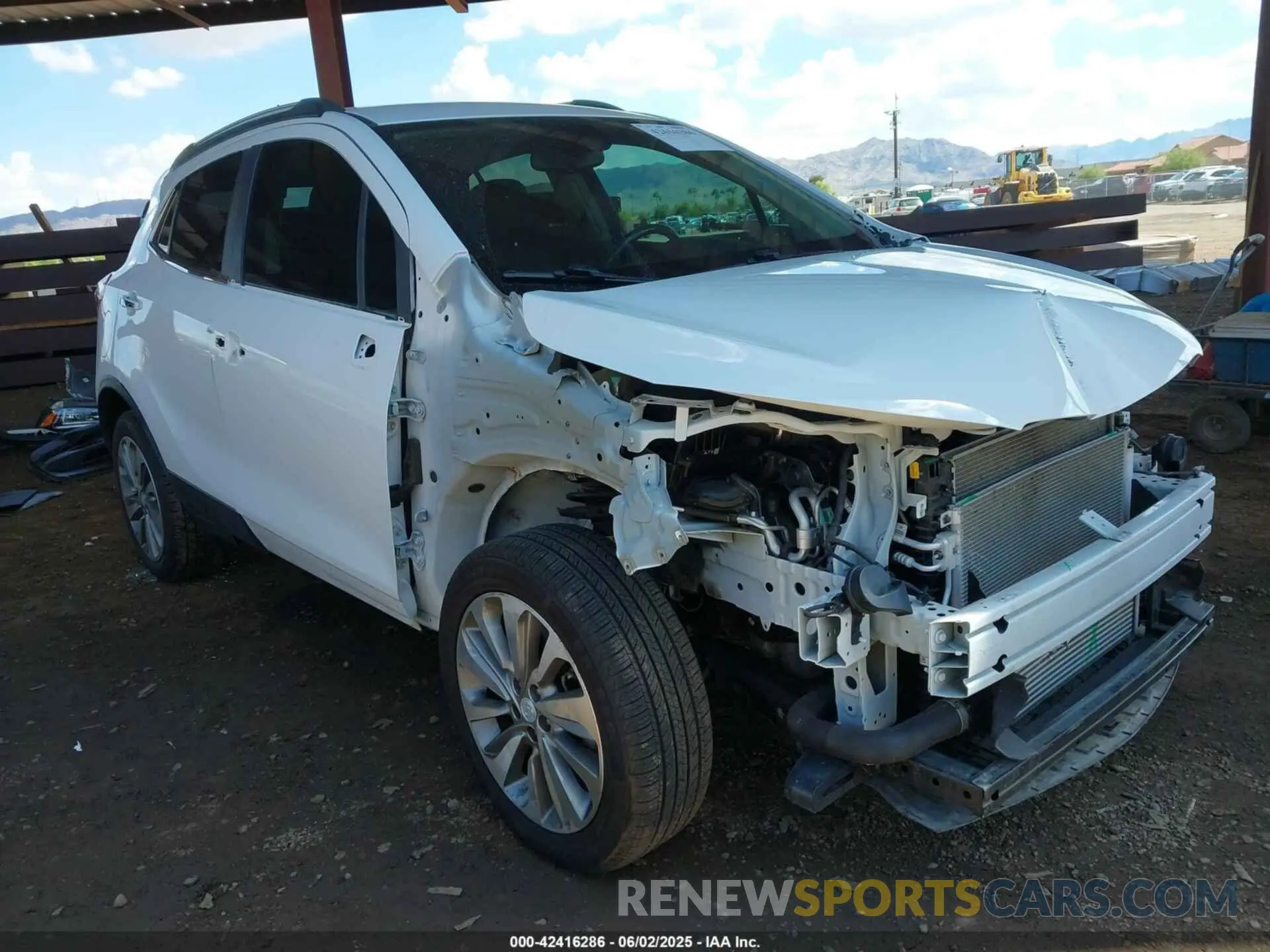 1 Photograph of a damaged car KL4CJASB4LB049140 BUICK ENCORE 2020