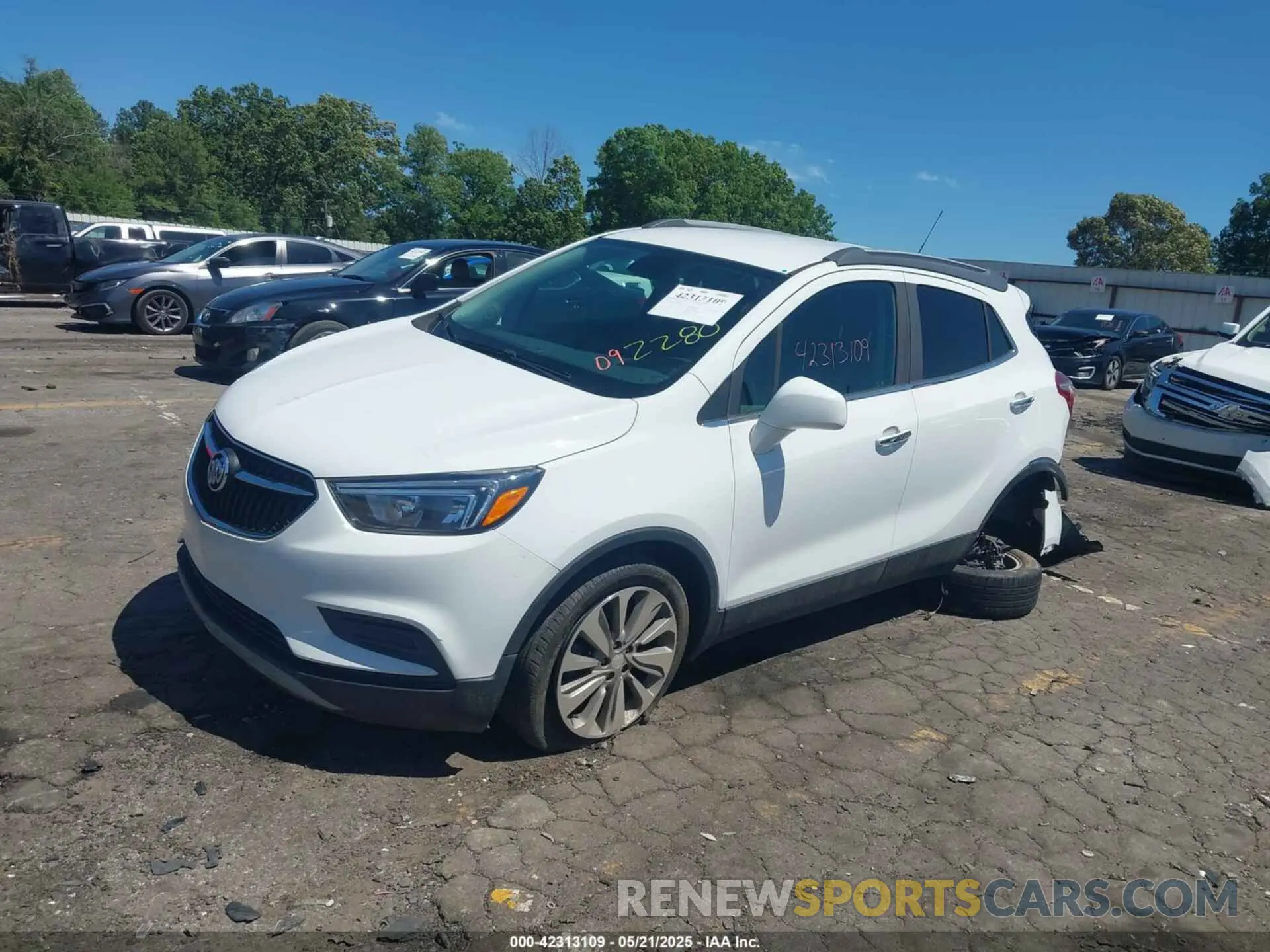 2 Photograph of a damaged car KL4CJASB4LB092280 BUICK ENCORE 2020