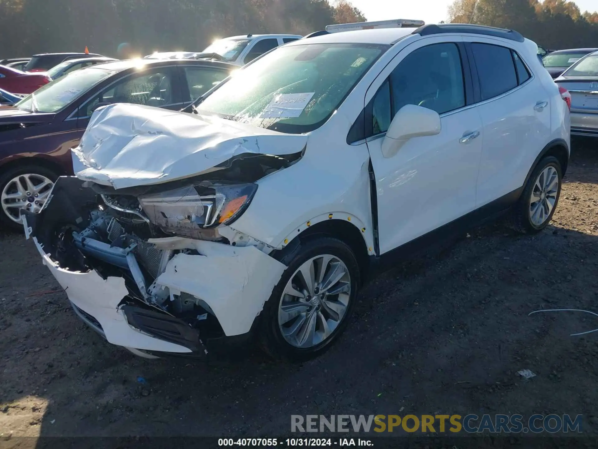 2 Photograph of a damaged car KL4CJASB4LB093333 BUICK ENCORE 2020