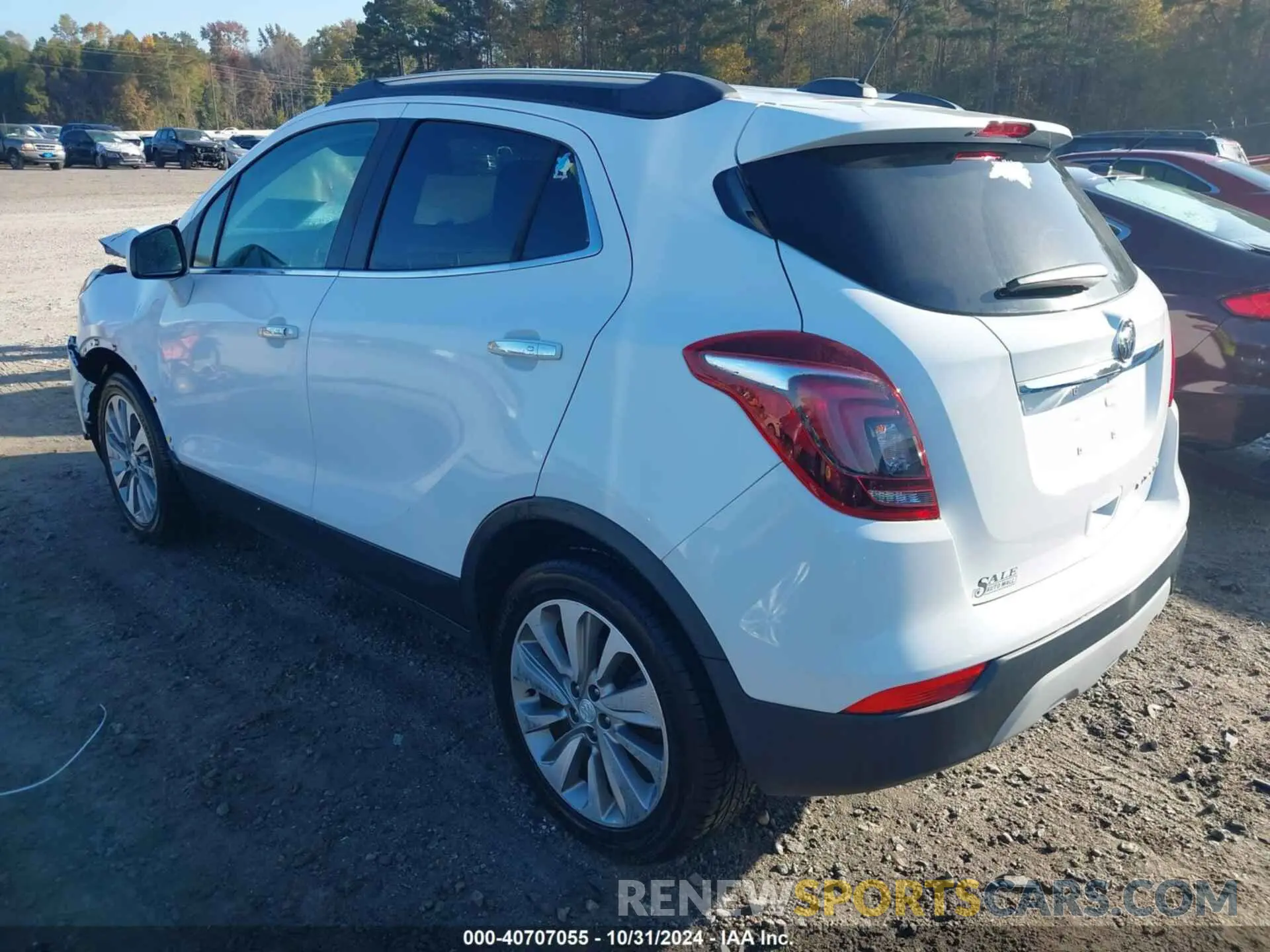 3 Photograph of a damaged car KL4CJASB4LB093333 BUICK ENCORE 2020
