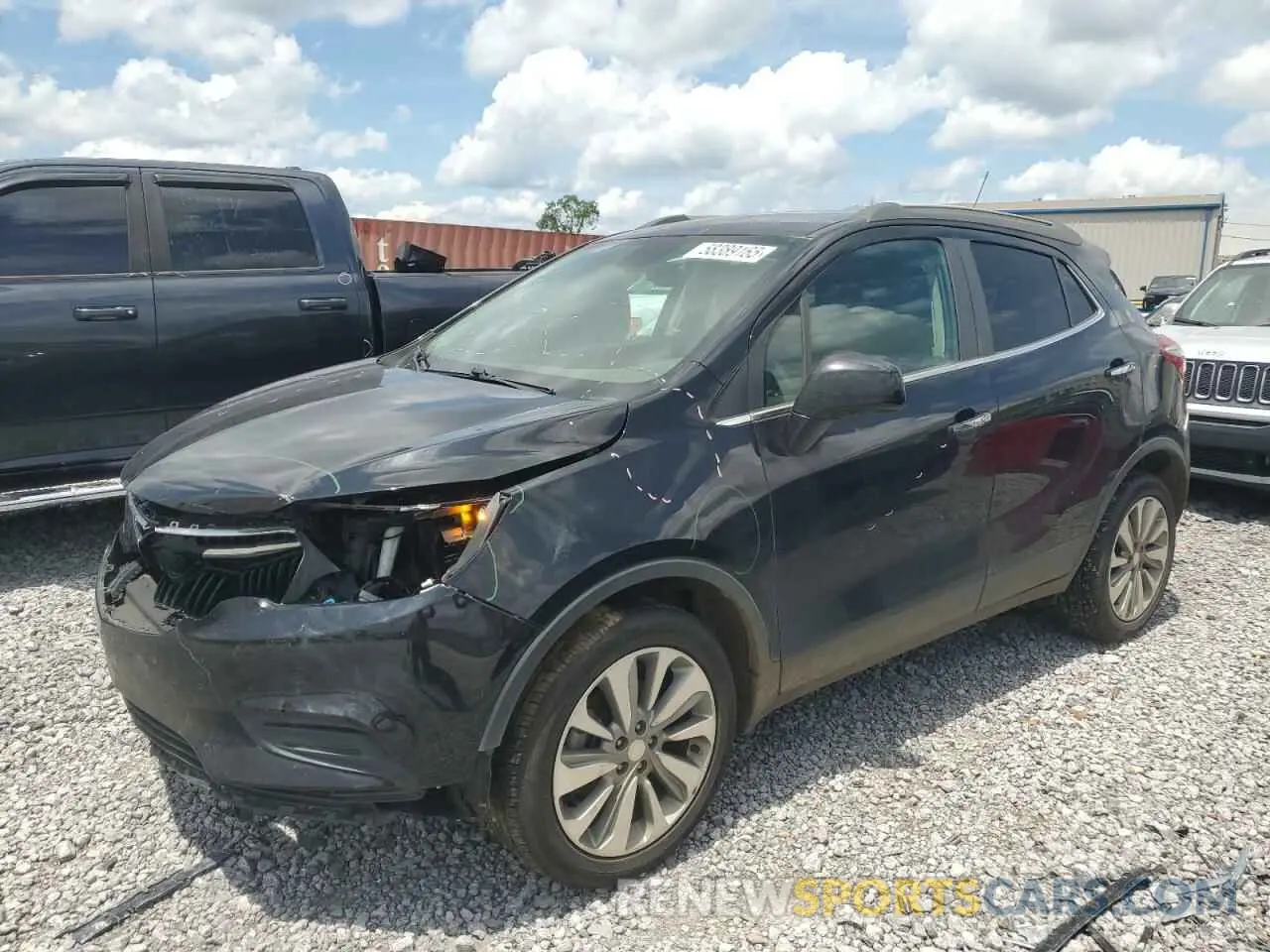 1 Photograph of a damaged car KL4CJASB5LB040687 BUICK ENCORE 2020