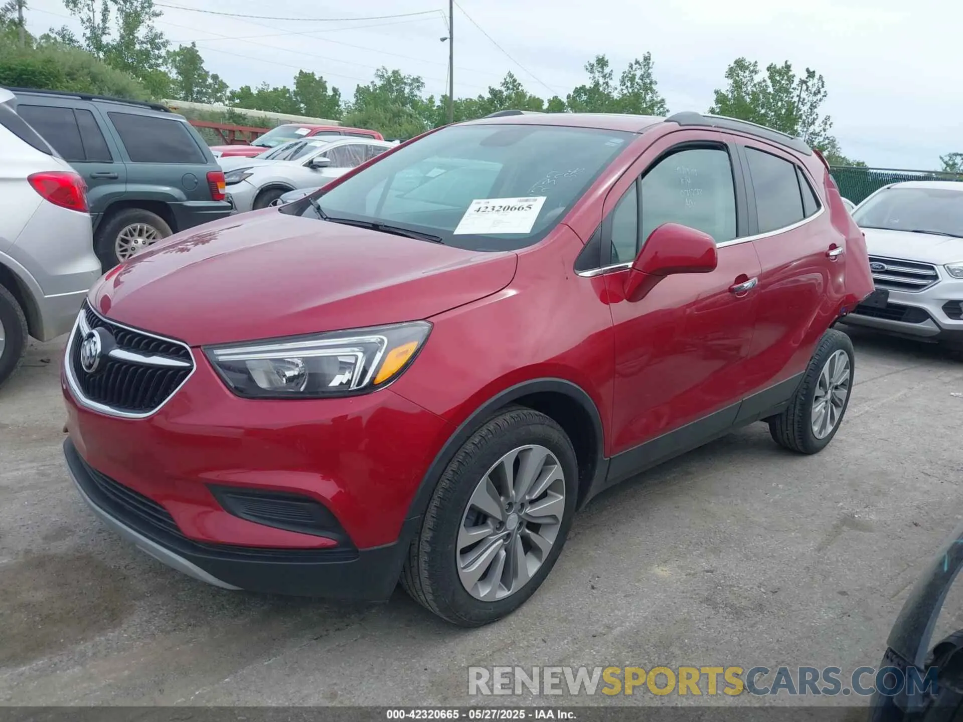 2 Photograph of a damaged car KL4CJASB7LB031232 BUICK ENCORE 2020