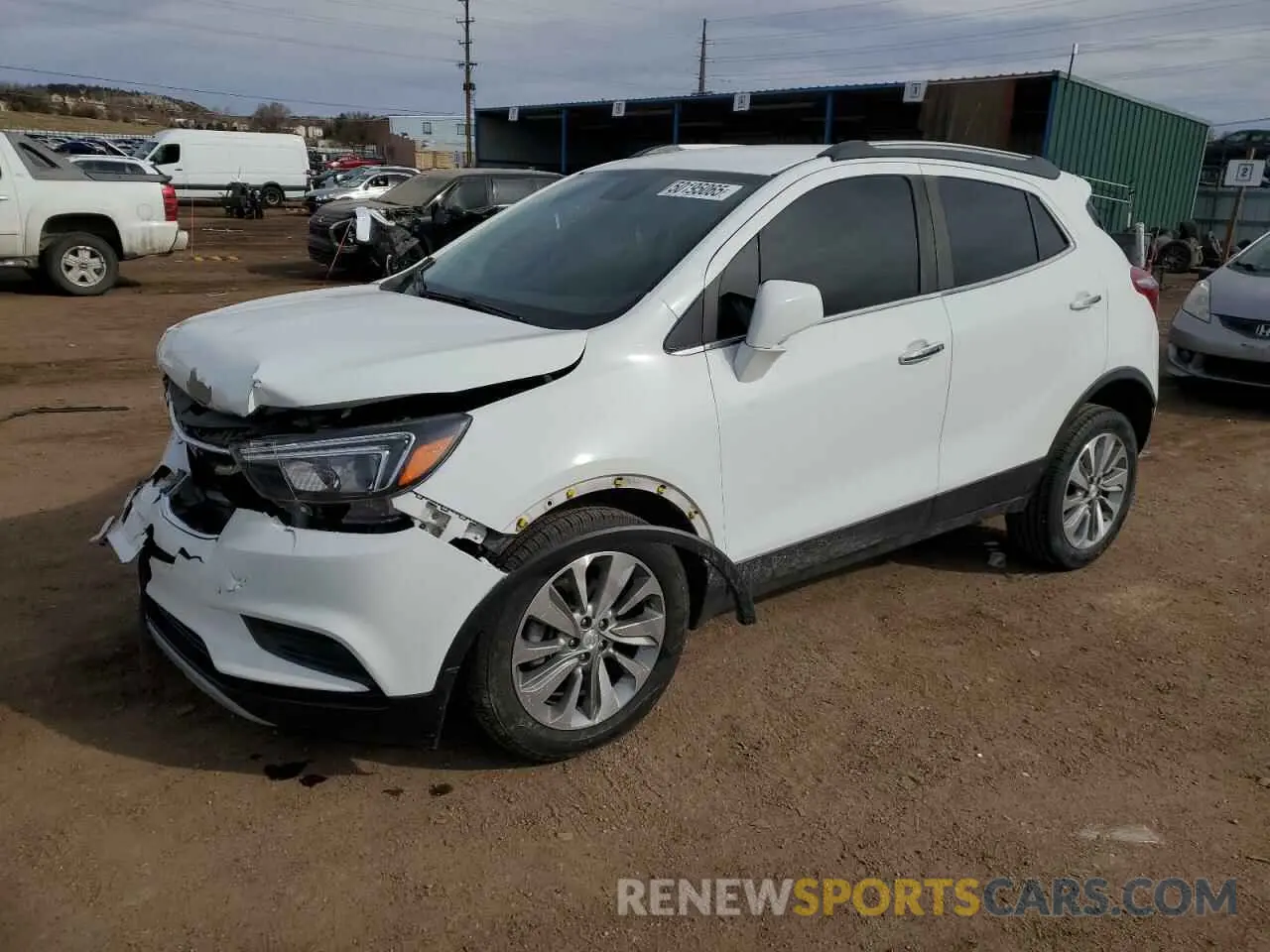 1 Photograph of a damaged car KL4CJASB8LB008672 BUICK ENCORE 2020