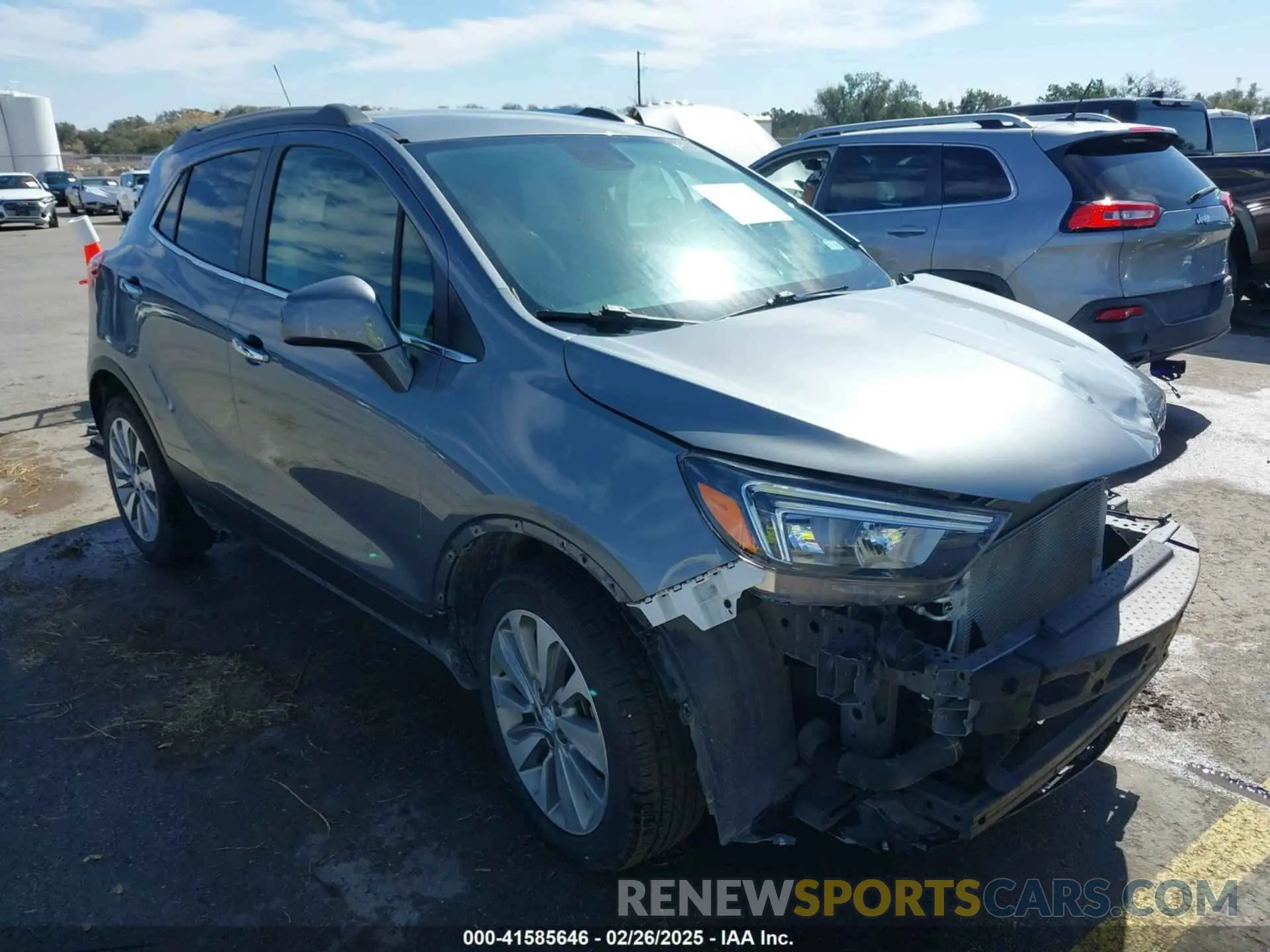 1 Photograph of a damaged car KL4CJASB8LB046208 BUICK ENCORE 2020