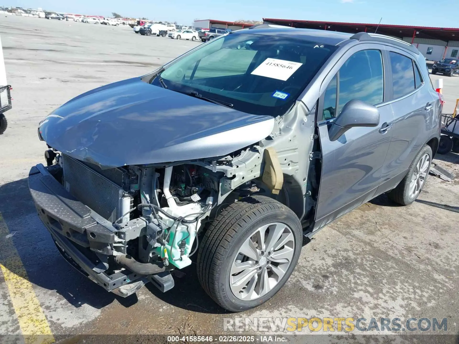 2 Photograph of a damaged car KL4CJASB8LB046208 BUICK ENCORE 2020