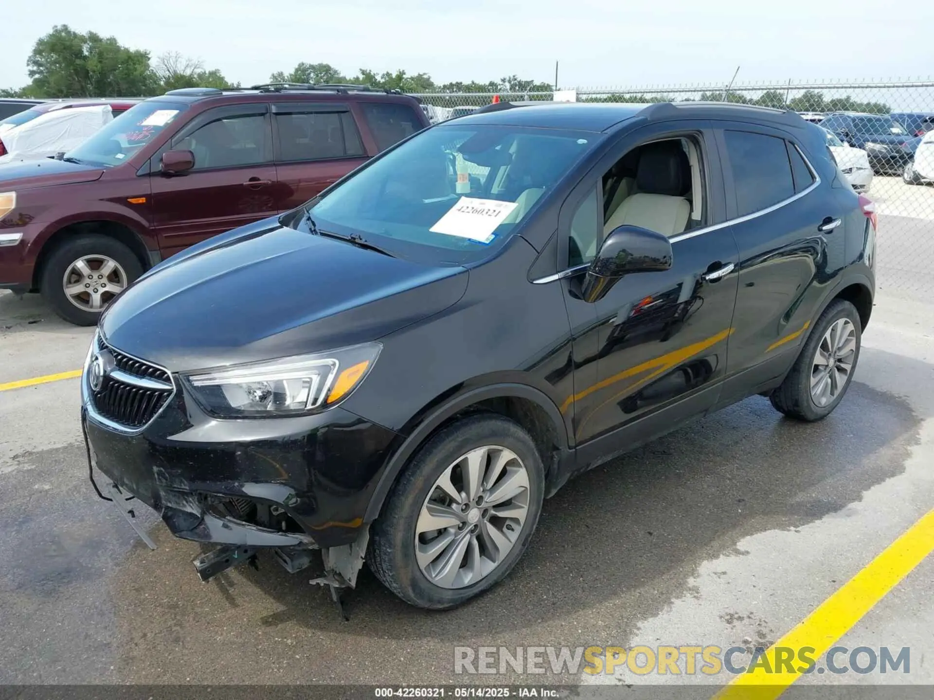 2 Photograph of a damaged car KL4CJASB8LB337288 BUICK ENCORE 2020