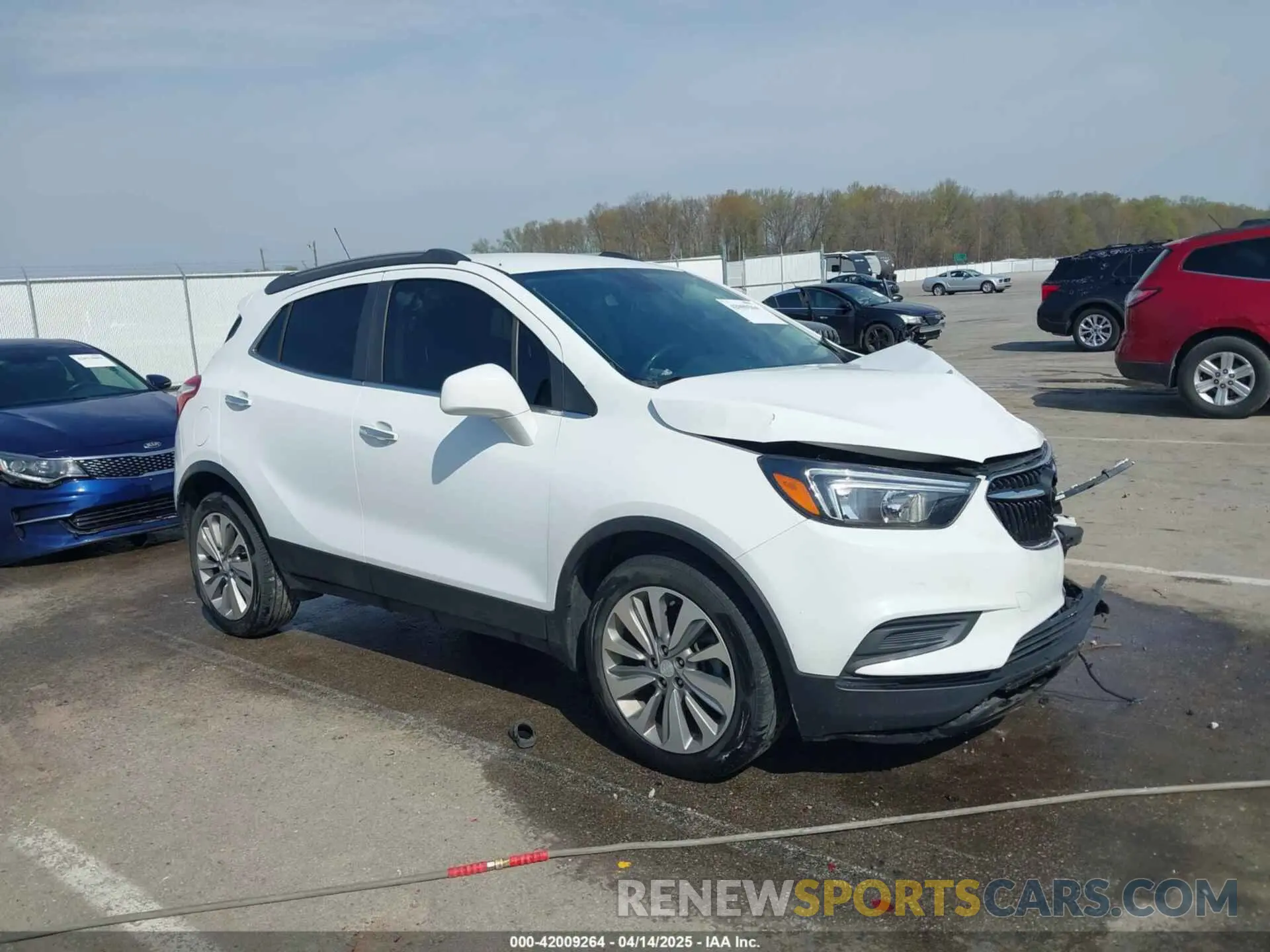 1 Photograph of a damaged car KL4CJASBXLB013307 BUICK ENCORE 2020