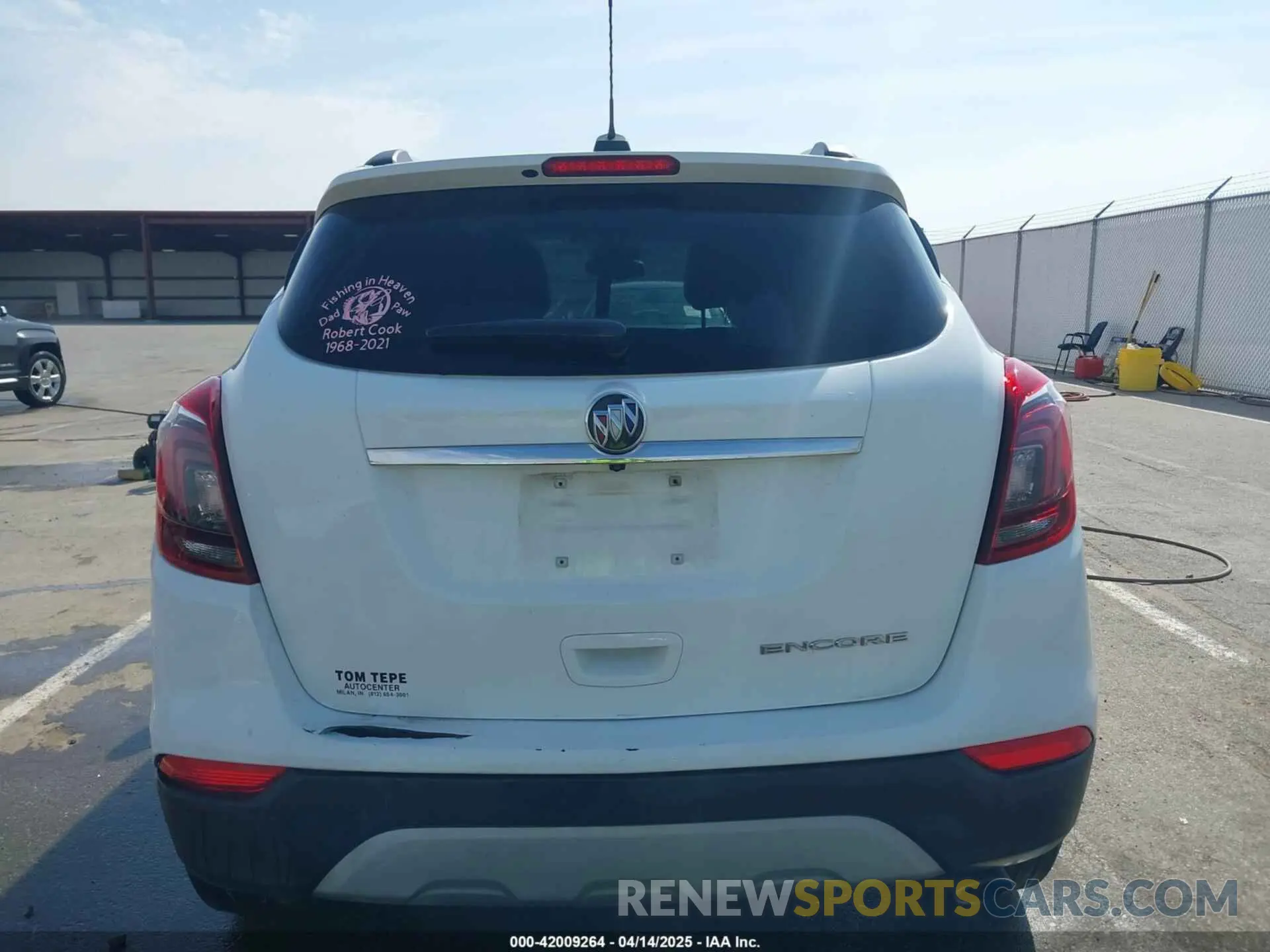 16 Photograph of a damaged car KL4CJASBXLB013307 BUICK ENCORE 2020
