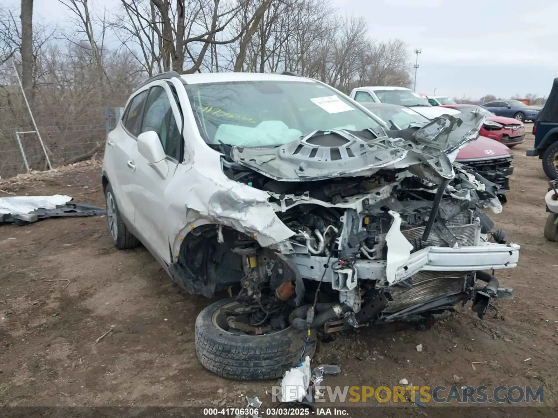 1 Photograph of a damaged car KL4CJASBXLB328978 BUICK ENCORE 2020