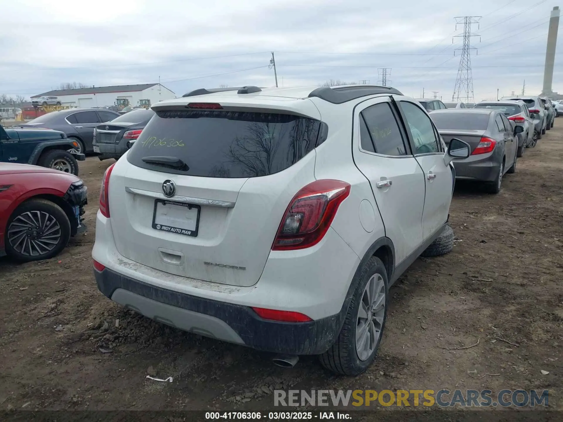 4 Photograph of a damaged car KL4CJASBXLB328978 BUICK ENCORE 2020