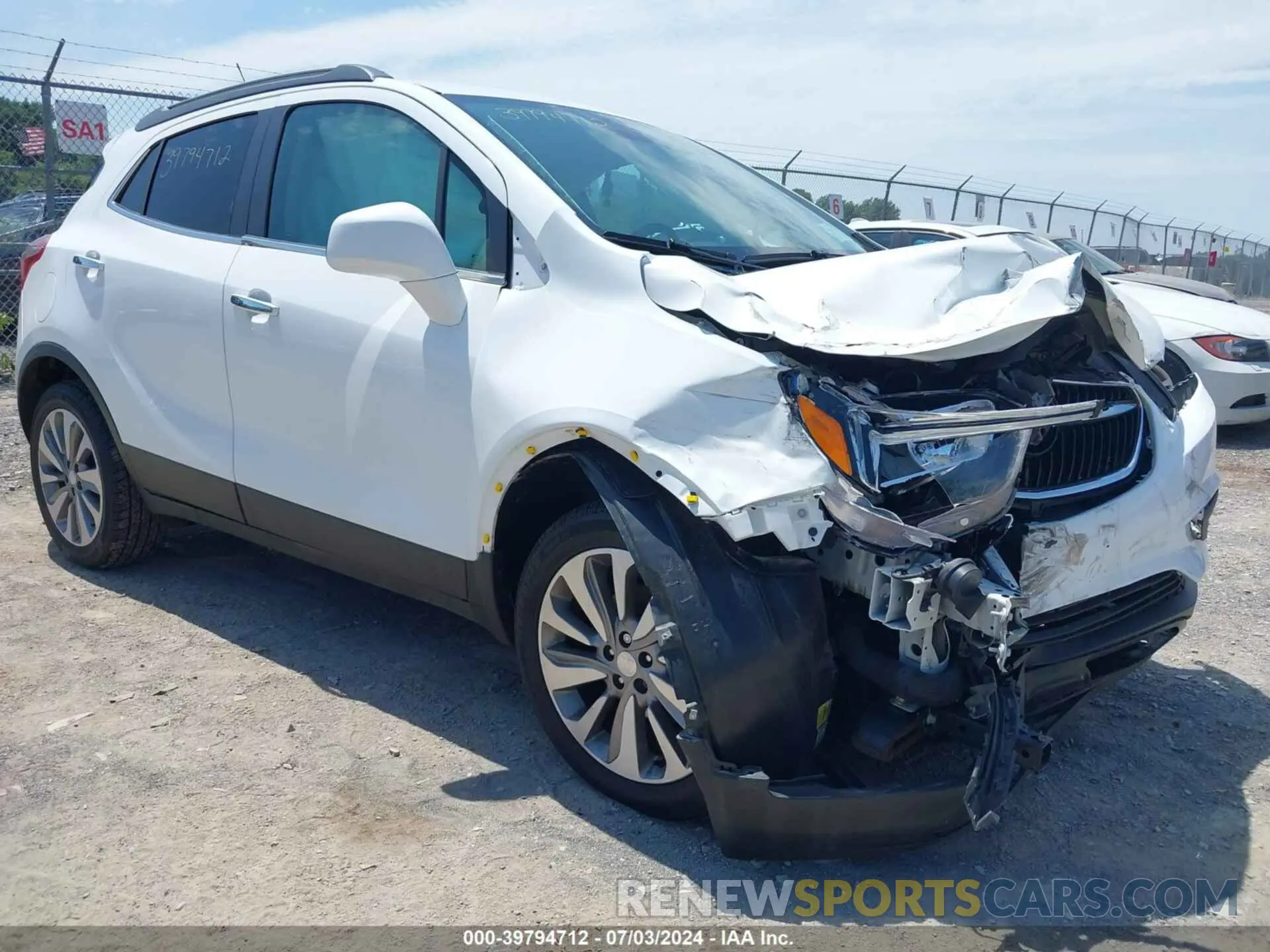 1 Photograph of a damaged car KL4CJESB0LB068274 BUICK ENCORE 2020