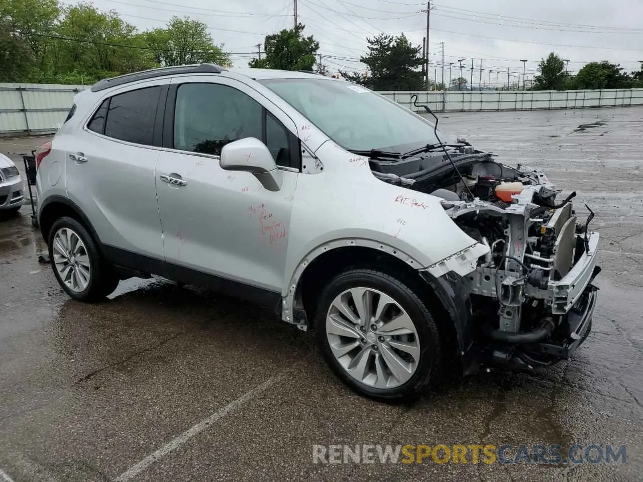 4 Photograph of a damaged car KL4CJESB0LB347594 BUICK ENCORE 2020