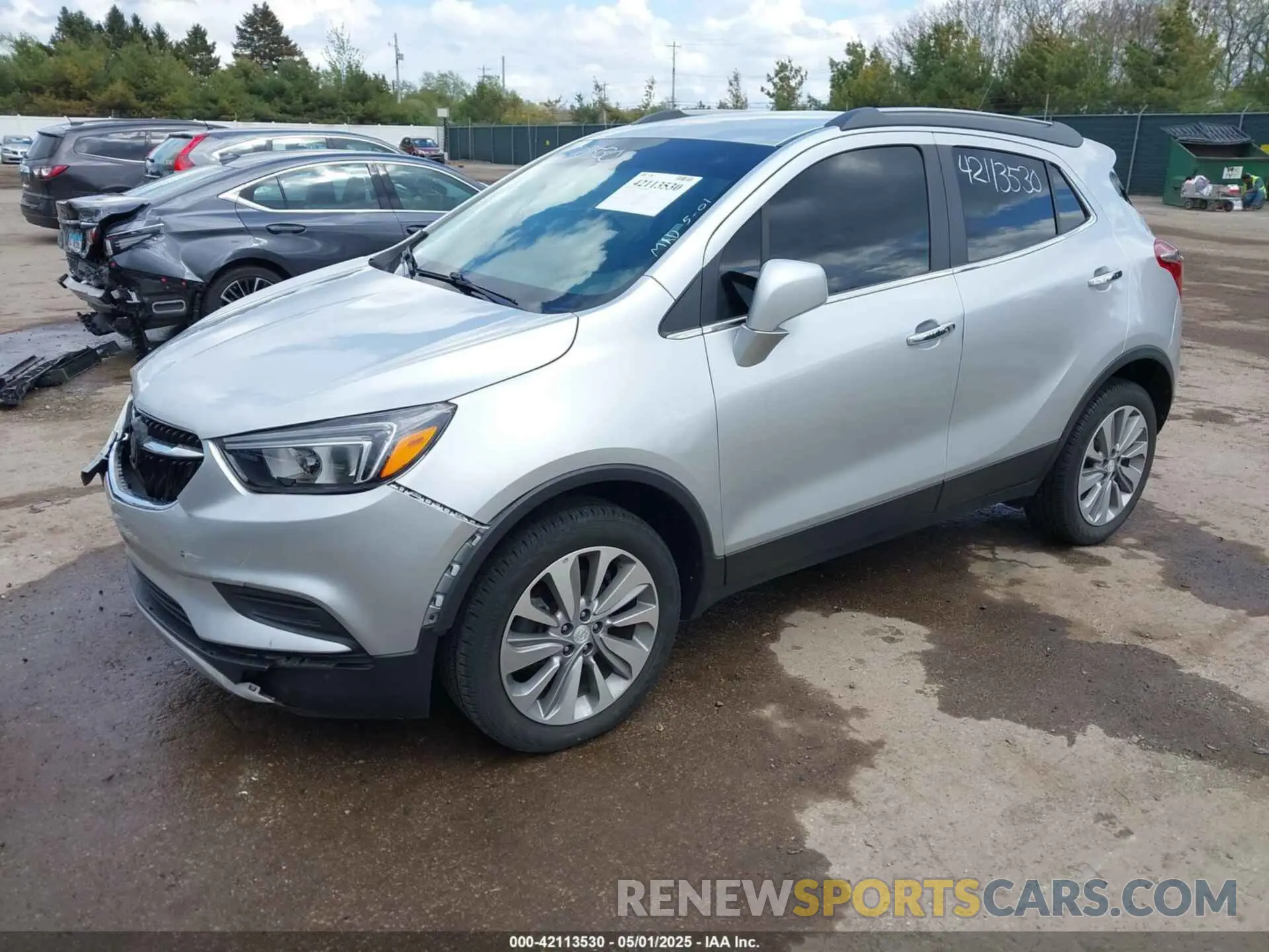 2 Photograph of a damaged car KL4CJESB1LB017687 BUICK ENCORE 2020