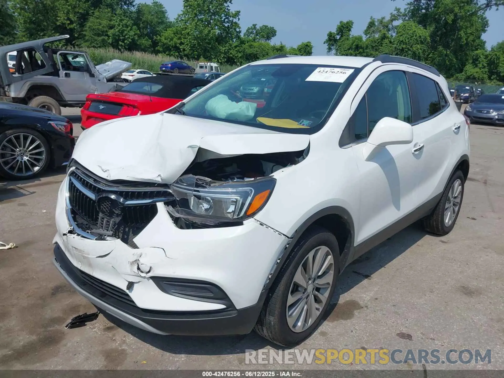 2 Photograph of a damaged car KL4CJESB2LB003863 BUICK ENCORE 2020