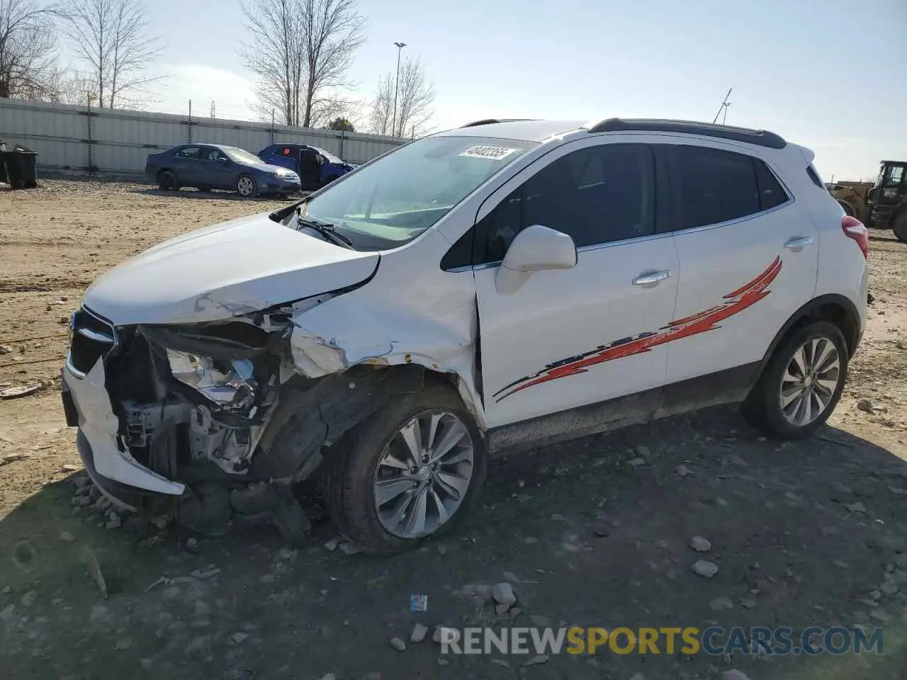 1 Photograph of a damaged car KL4CJESB5LB049834 BUICK ENCORE 2020