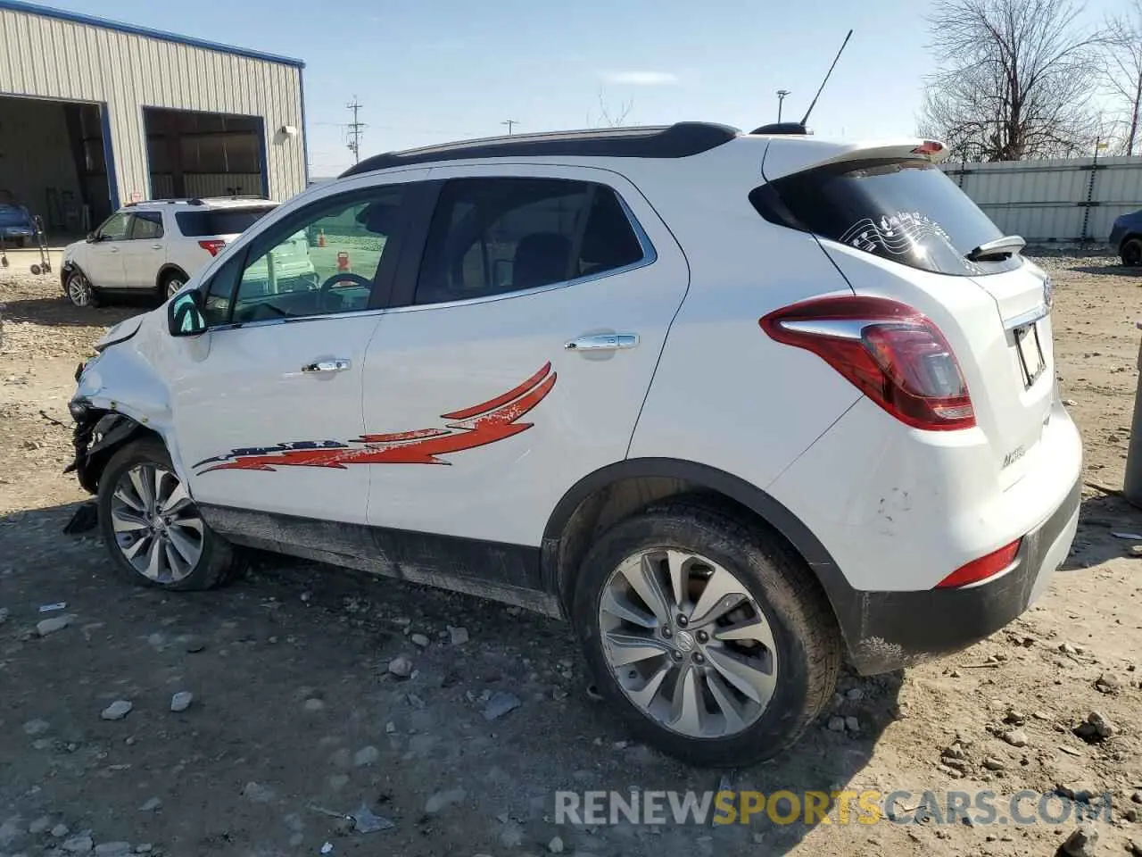 2 Photograph of a damaged car KL4CJESB5LB049834 BUICK ENCORE 2020