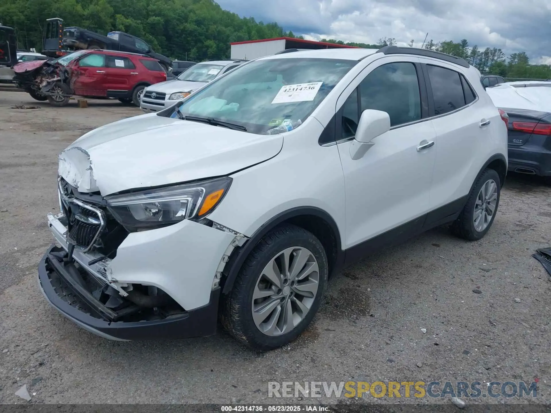 2 Photograph of a damaged car KL4CJESB8LB322040 BUICK ENCORE 2020
