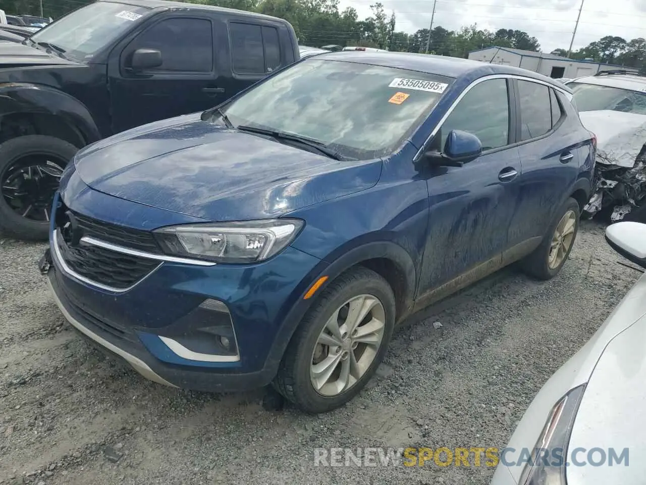 1 Photograph of a damaged car KL4MMBS20LB111196 BUICK ENCORE 2020