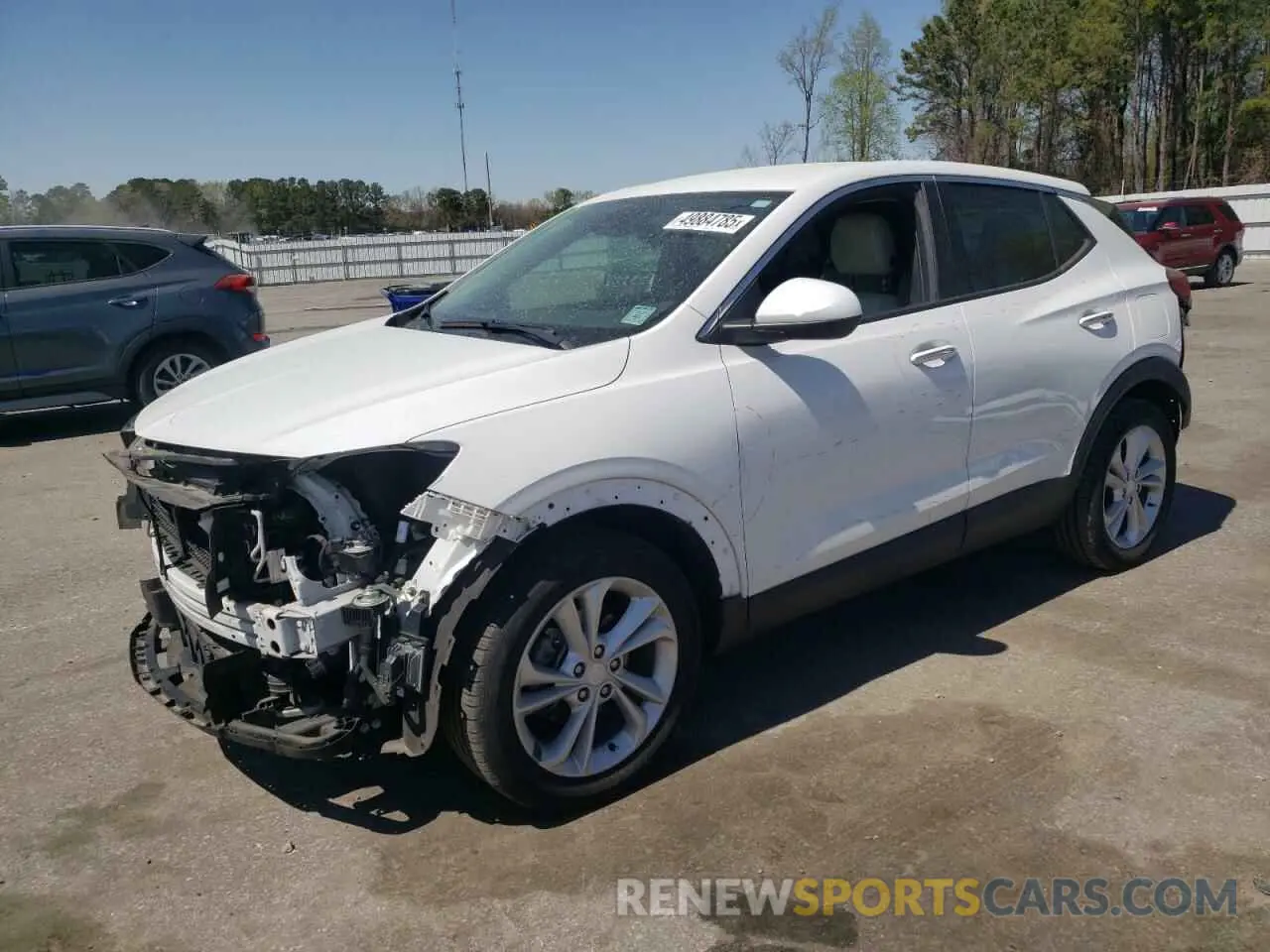 1 Photograph of a damaged car KL4MMBS23LB099755 BUICK ENCORE 2020