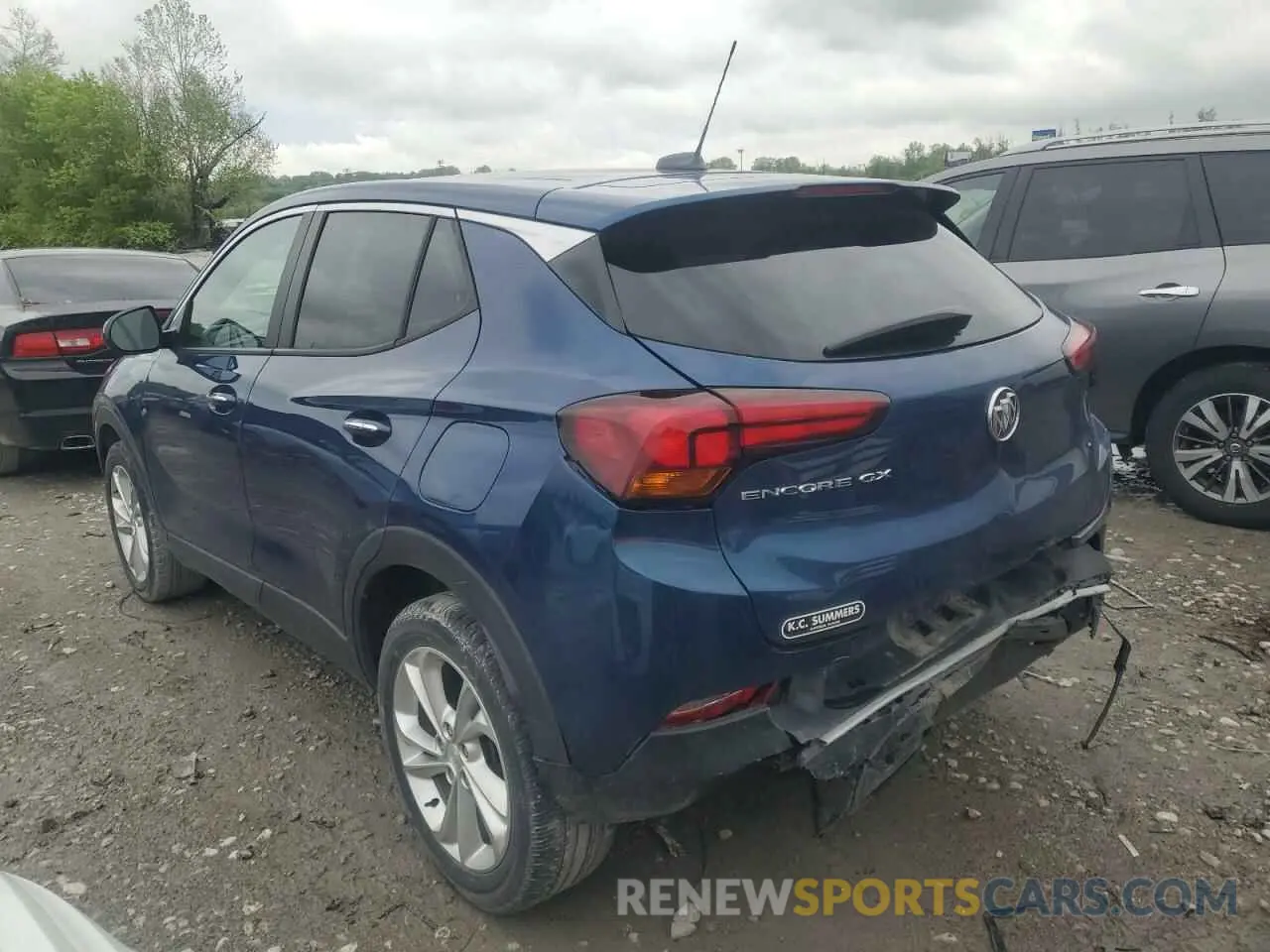 2 Photograph of a damaged car KL4MMBS25LB097960 BUICK ENCORE 2020