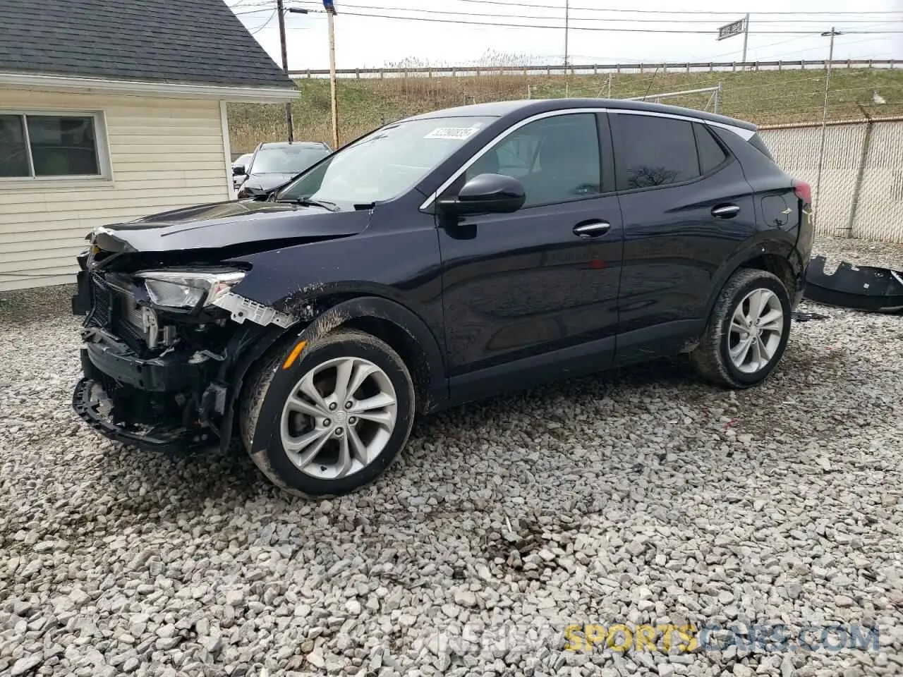 1 Photograph of a damaged car KL4MMBS28LB128229 BUICK ENCORE 2020
