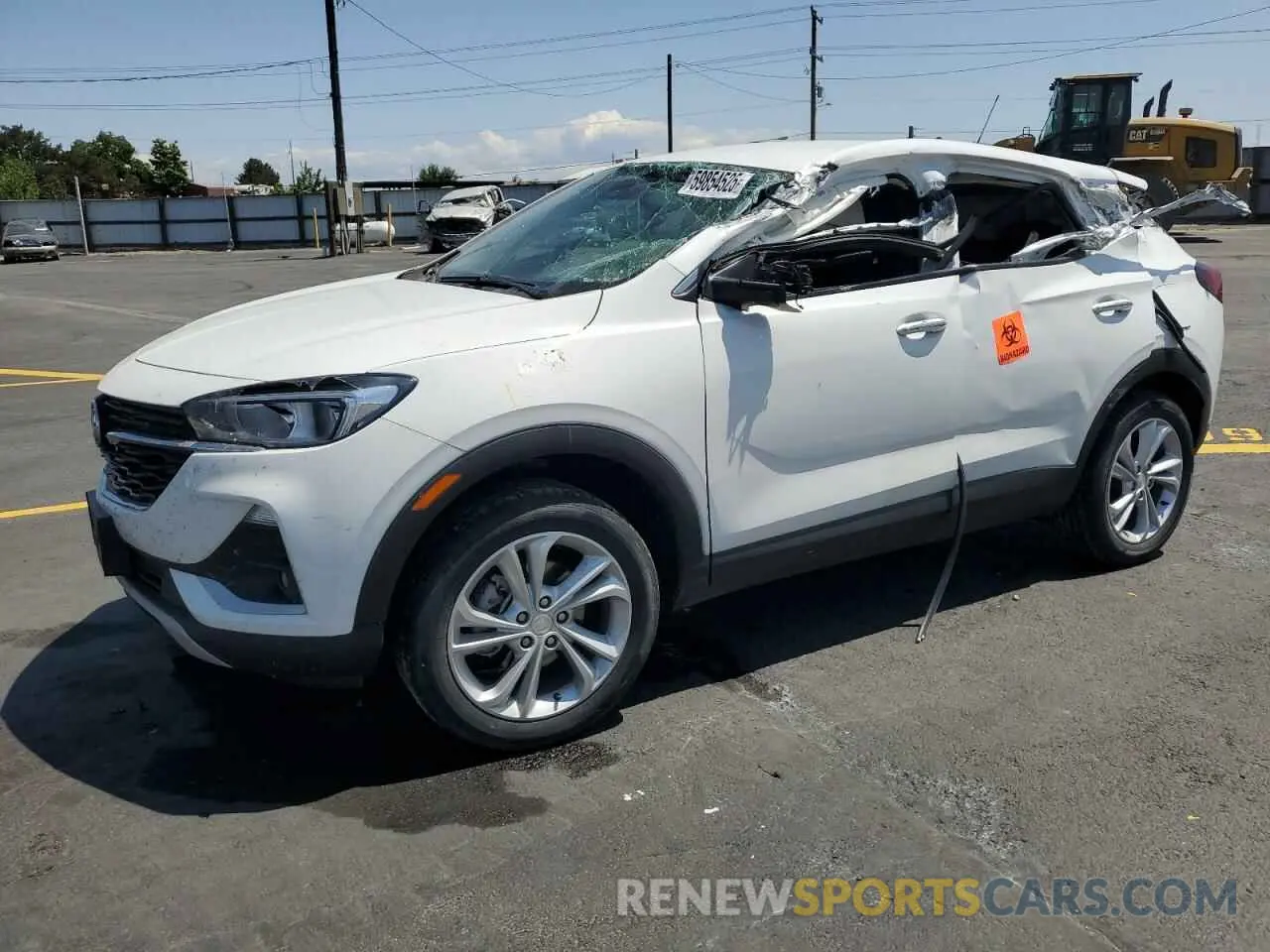 1 Photograph of a damaged car KL4MMCSL8LB119349 BUICK ENCORE 2020