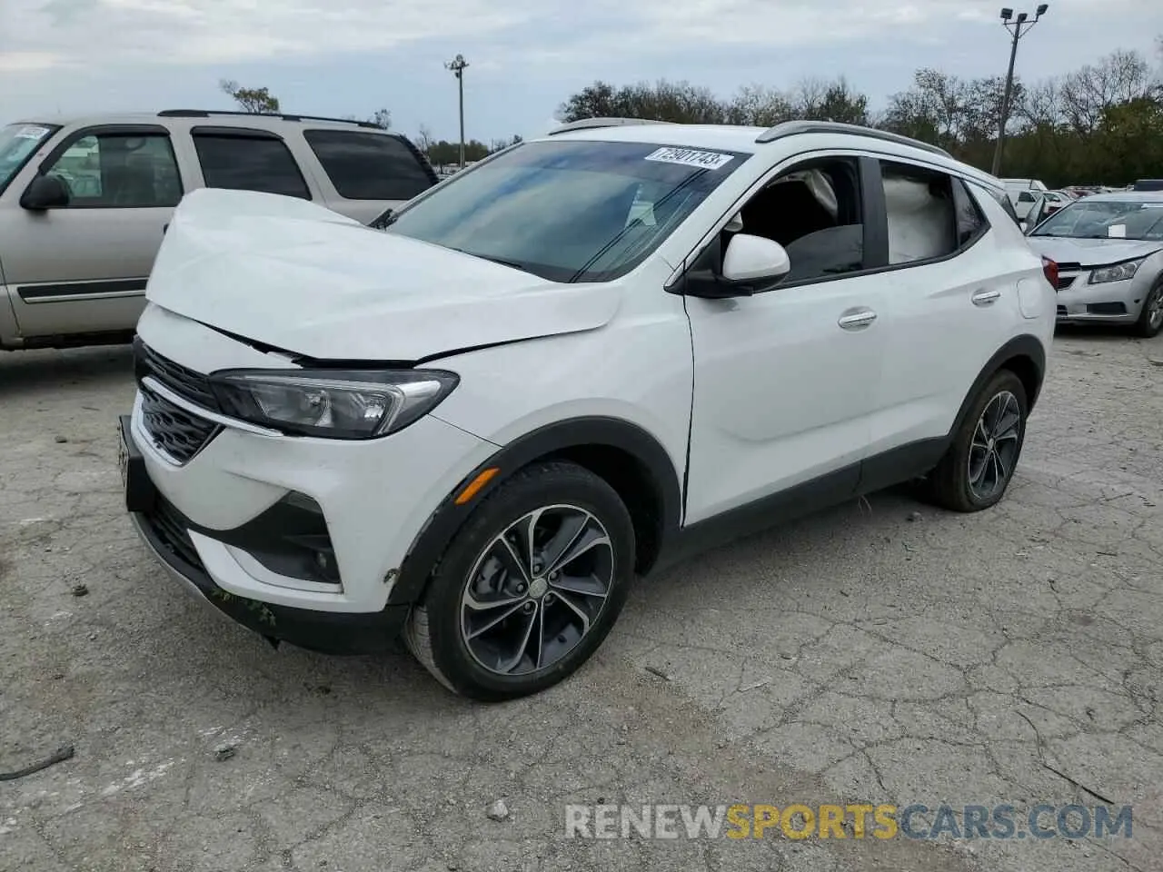 1 Photograph of a damaged car KL4MMDS25LB131648 BUICK ENCORE 2020