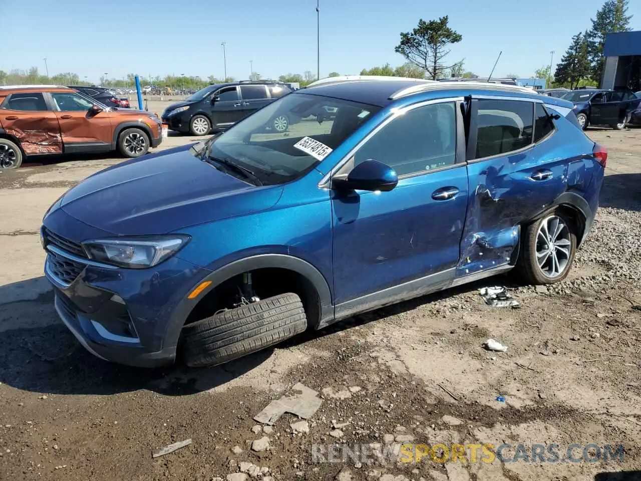 1 Photograph of a damaged car KL4MMDSLXLB123196 BUICK ENCORE 2020