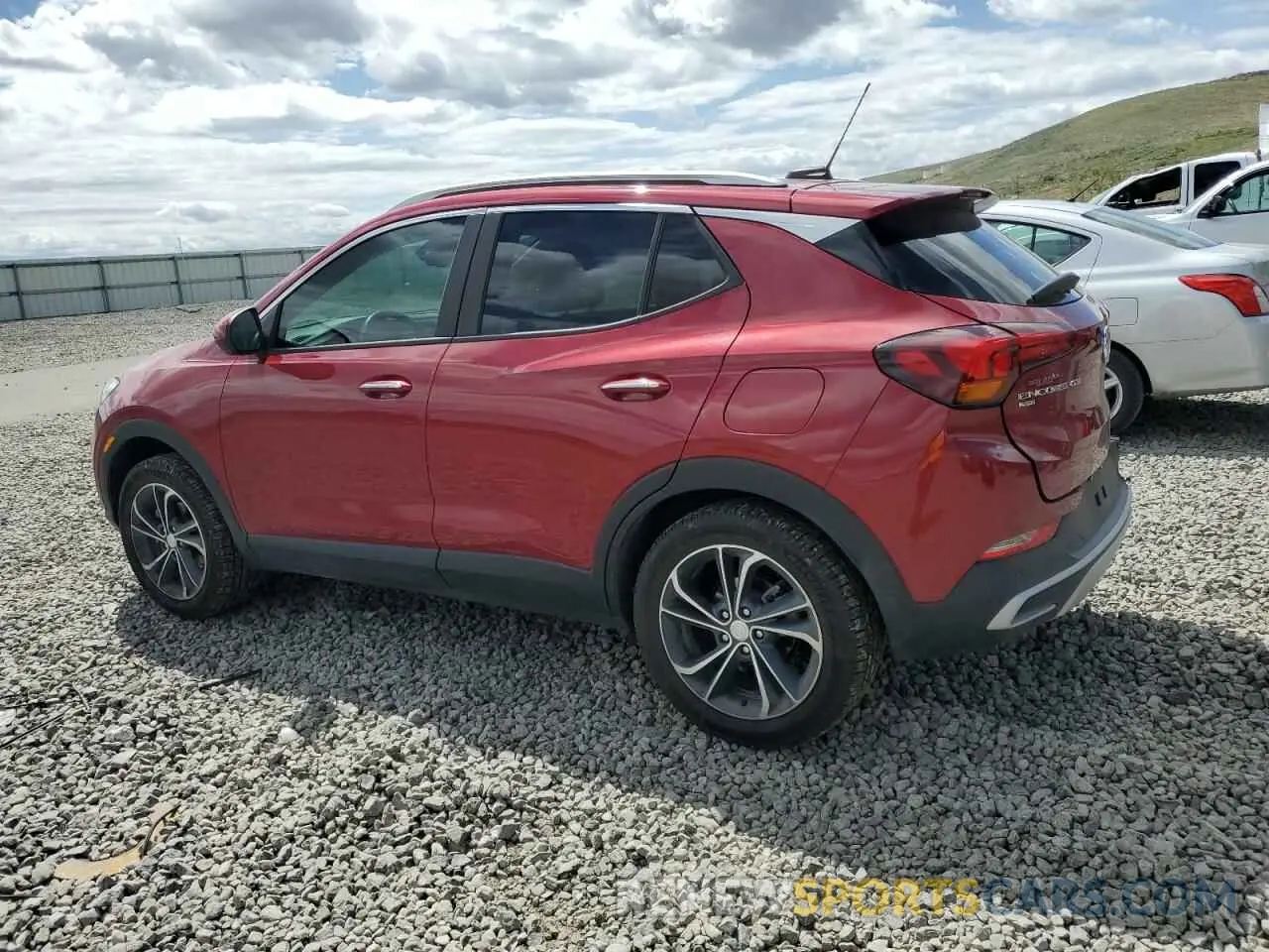 2 Photograph of a damaged car KL4MMESL7LB104563 BUICK ENCORE 2020
