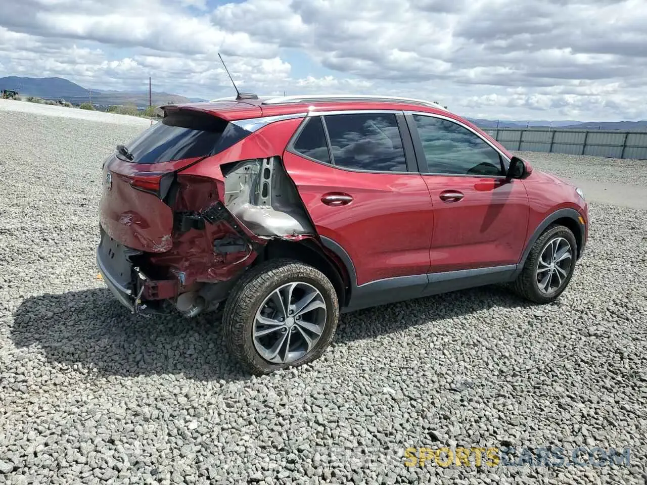 3 Photograph of a damaged car KL4MMESL7LB104563 BUICK ENCORE 2020