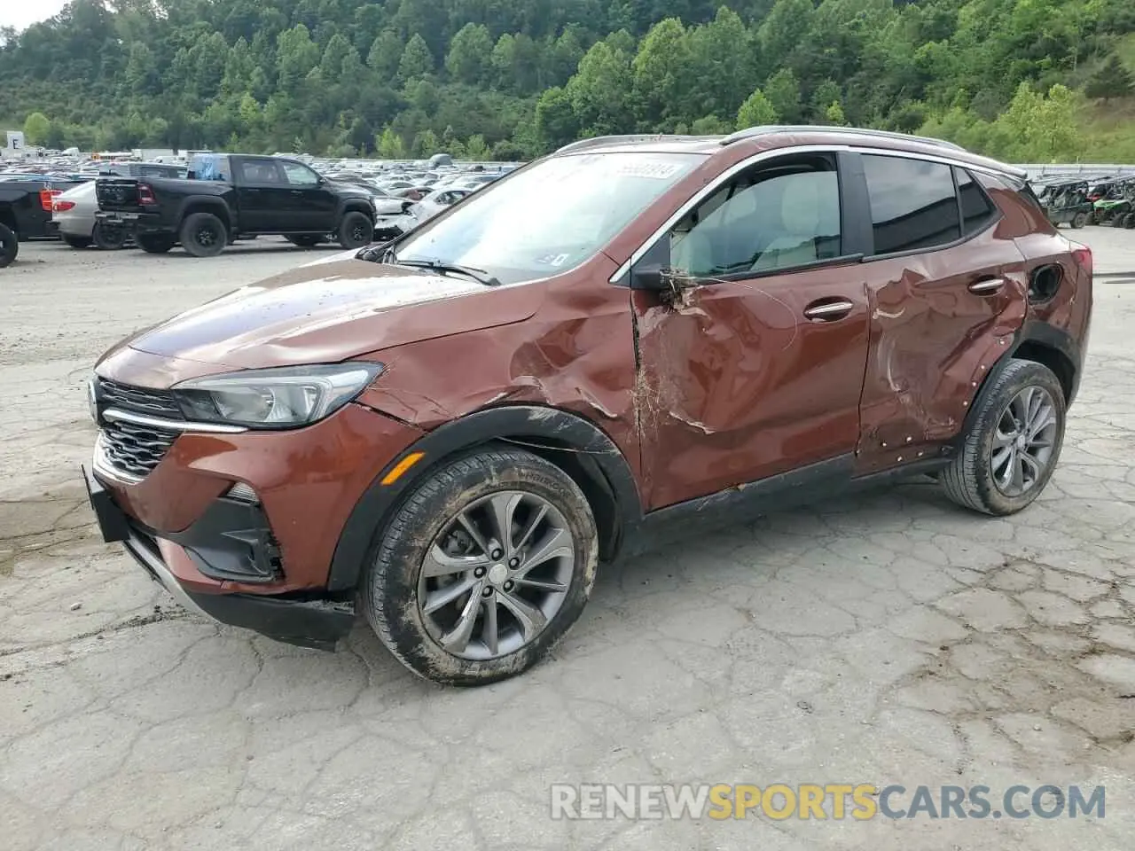 1 Photograph of a damaged car KL4MMESLXLB088844 BUICK ENCORE 2020