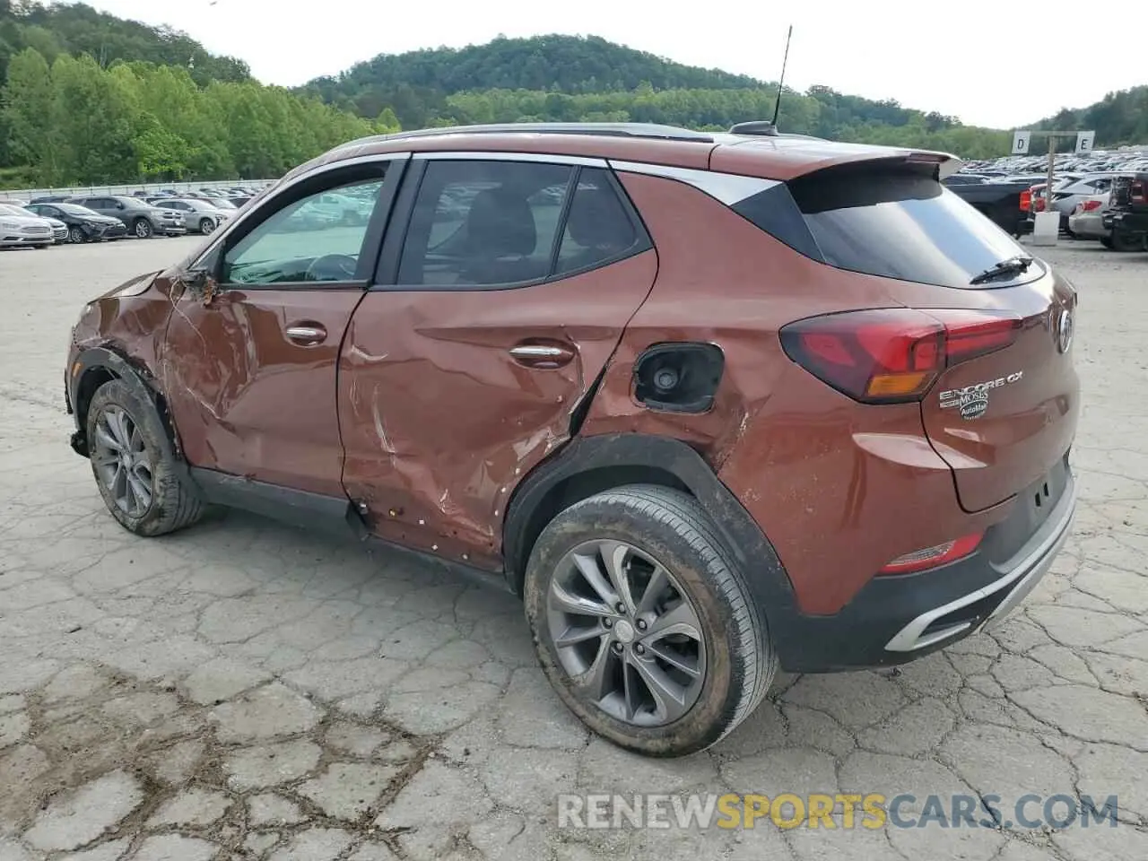 2 Photograph of a damaged car KL4MMESLXLB088844 BUICK ENCORE 2020