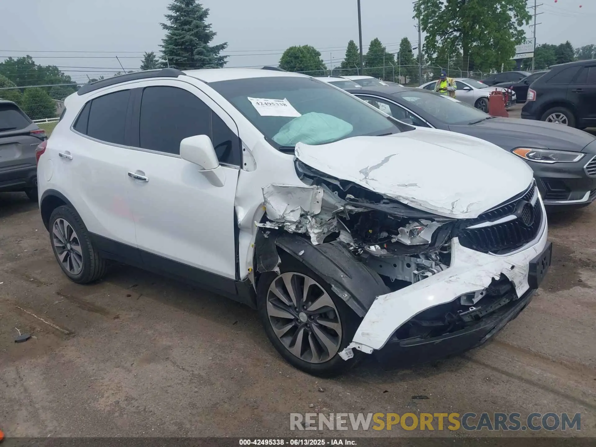 1 Photograph of a damaged car KL4CJASB2MB327079 BUICK ENCORE 2021