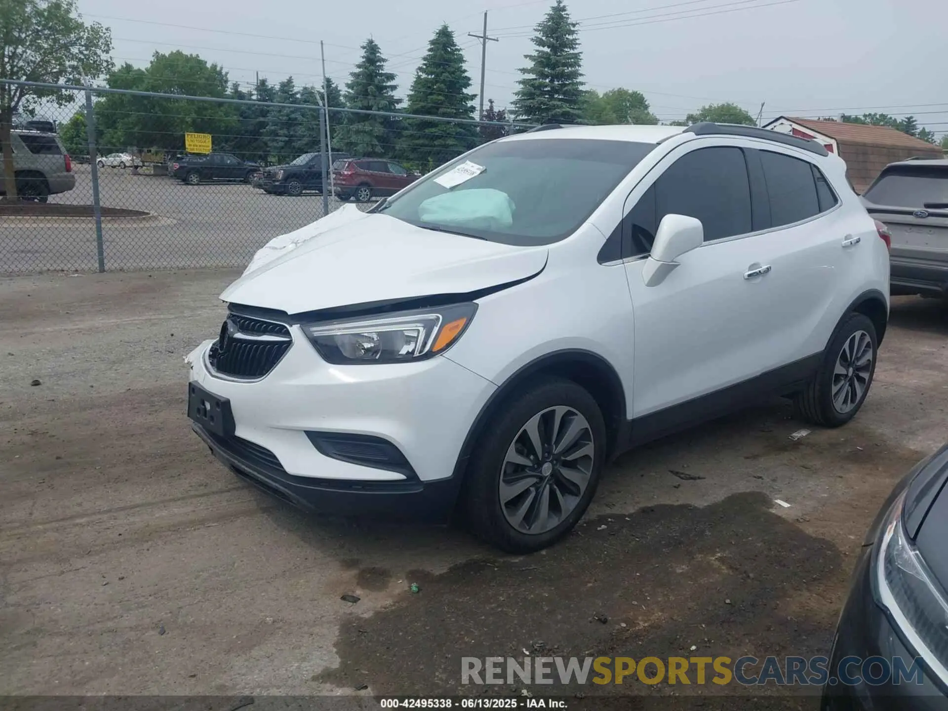 2 Photograph of a damaged car KL4CJASB2MB327079 BUICK ENCORE 2021