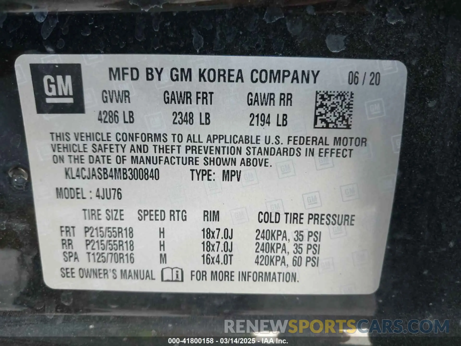 9 Photograph of a damaged car KL4CJASB4MB300840 BUICK ENCORE 2021