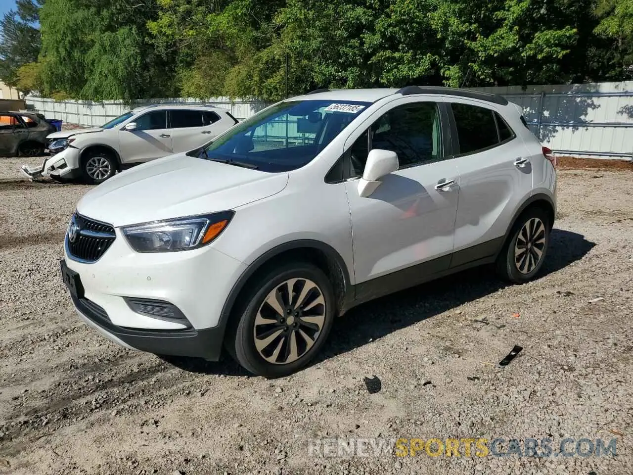 1 Photograph of a damaged car KL4CJASB5MB304878 BUICK ENCORE 2021