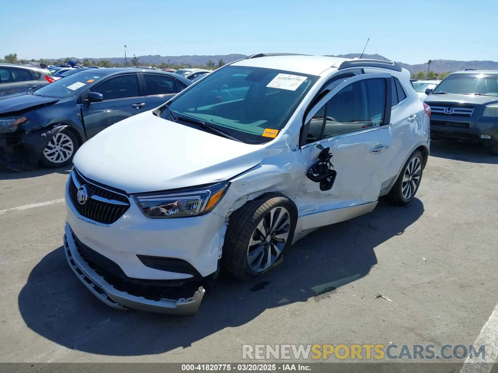 2 Photograph of a damaged car KL4CJASB5MB311734 BUICK ENCORE 2021