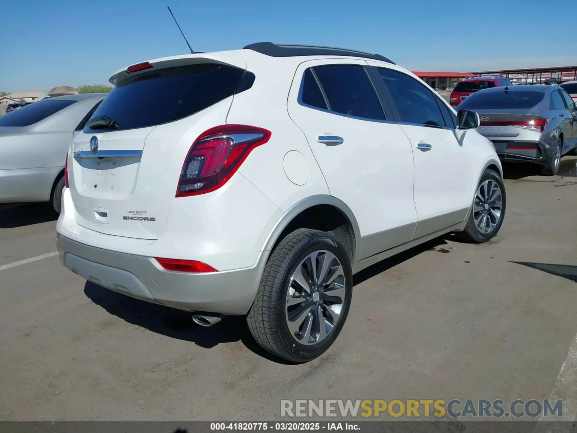 4 Photograph of a damaged car KL4CJASB5MB311734 BUICK ENCORE 2021