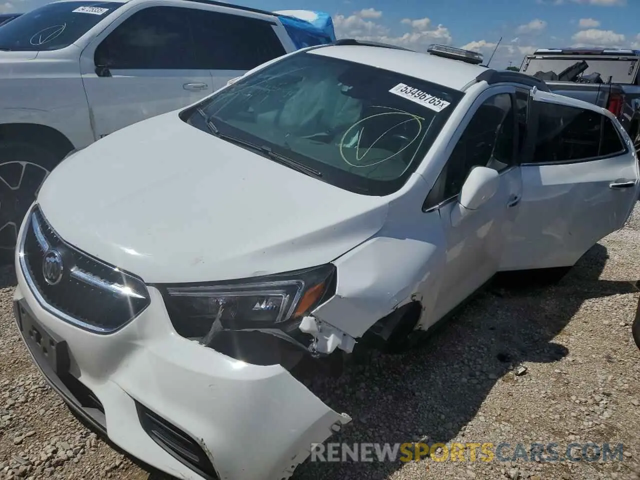 1 Photograph of a damaged car KL4CJASB5MB335144 BUICK ENCORE 2021