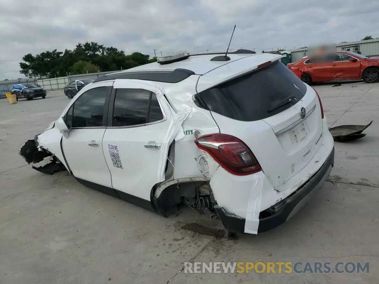 2 Photograph of a damaged car KL4CJASB5MB335144 BUICK ENCORE 2021
