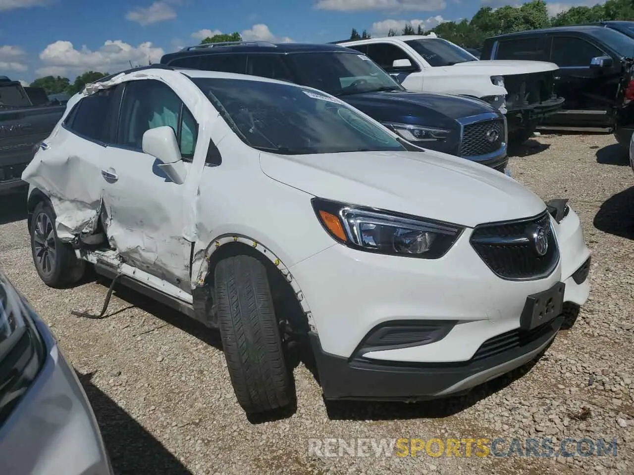 4 Photograph of a damaged car KL4CJASB5MB335144 BUICK ENCORE 2021