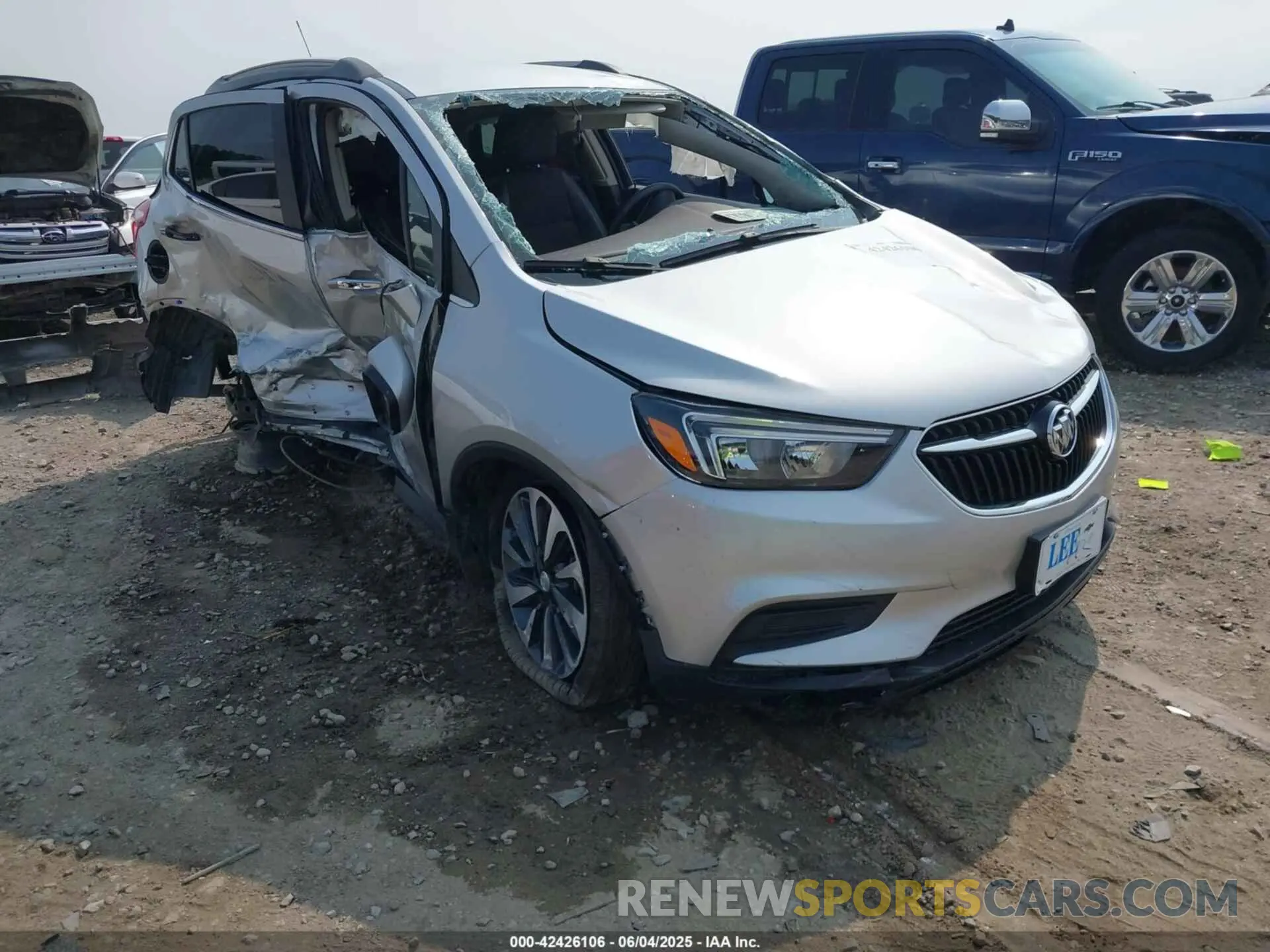 1 Photograph of a damaged car KL4CJASB6MB337159 BUICK ENCORE 2021