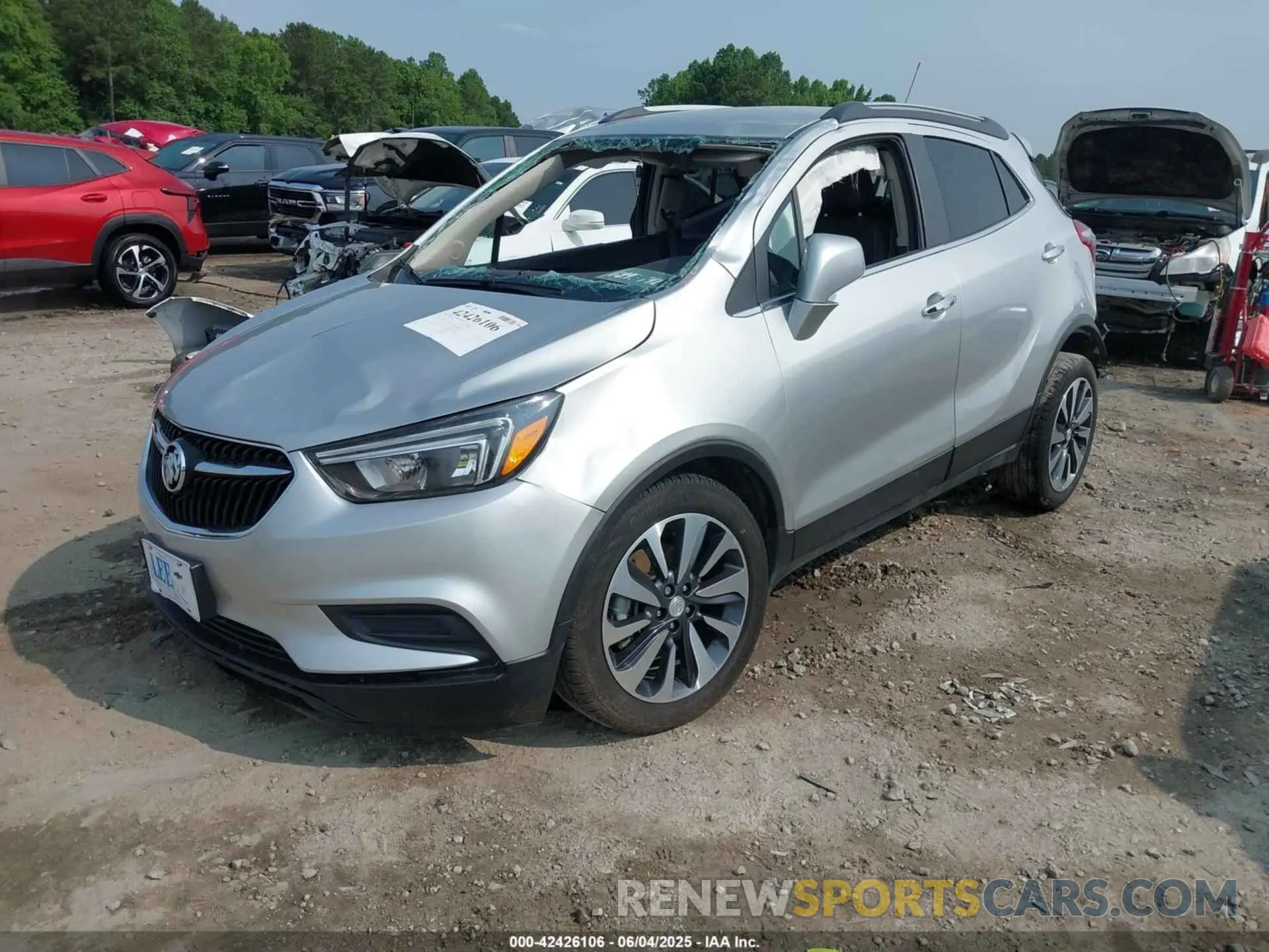 2 Photograph of a damaged car KL4CJASB6MB337159 BUICK ENCORE 2021
