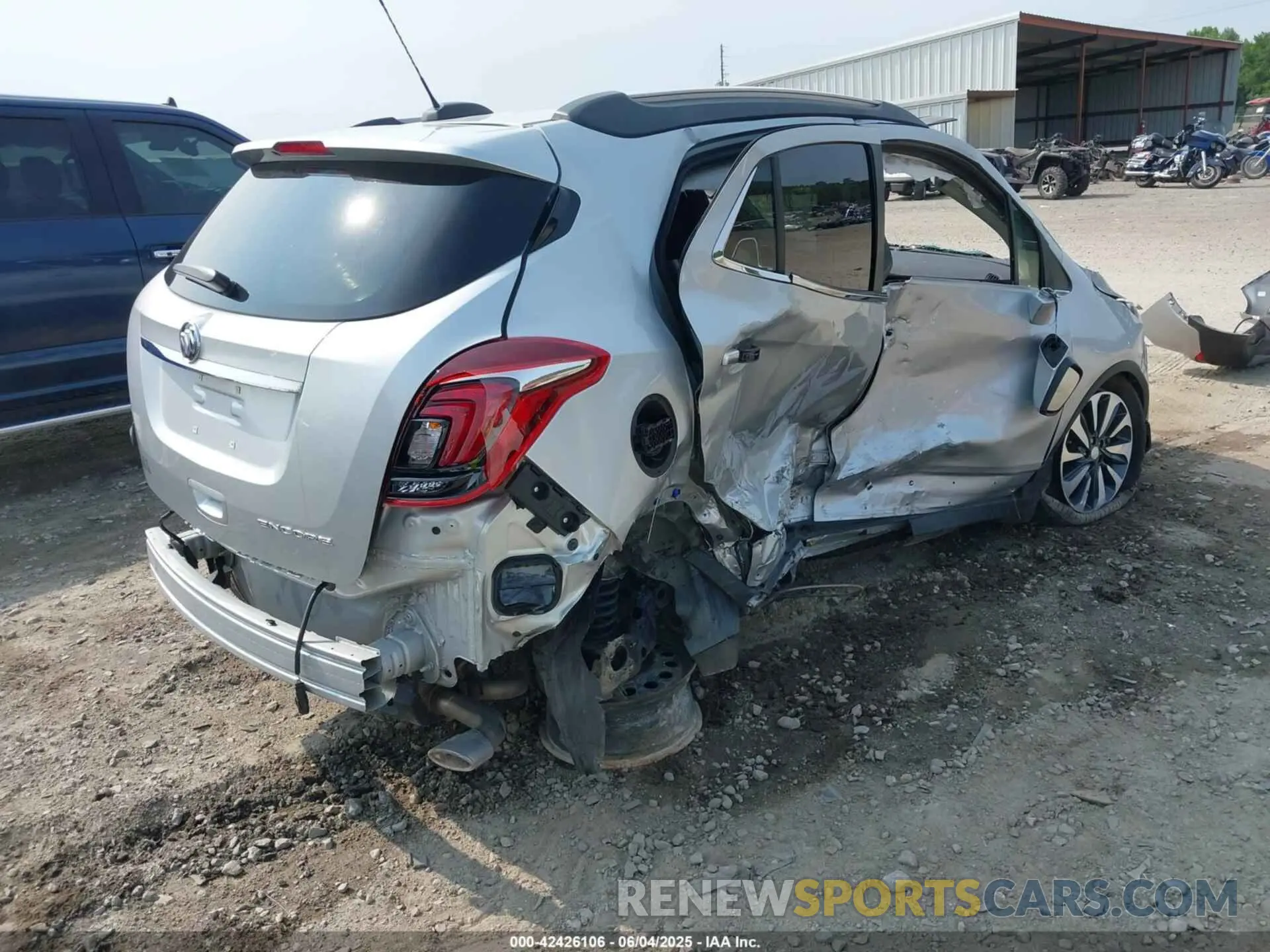 4 Photograph of a damaged car KL4CJASB6MB337159 BUICK ENCORE 2021