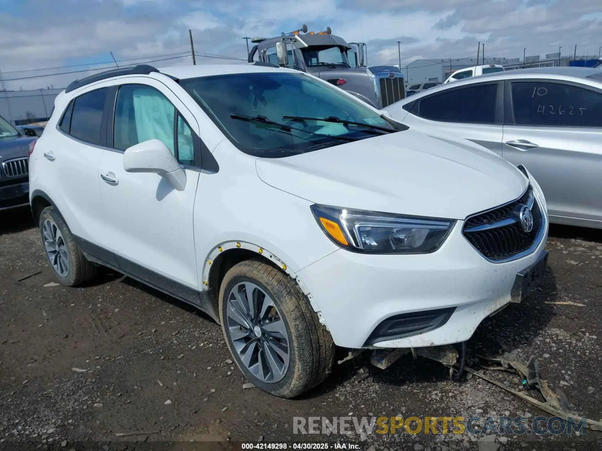 1 Photograph of a damaged car KL4CJASB6MB338313 BUICK ENCORE 2021