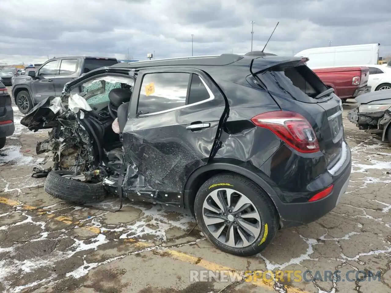 2 Photograph of a damaged car KL4CJASB7MB333282 BUICK ENCORE 2021