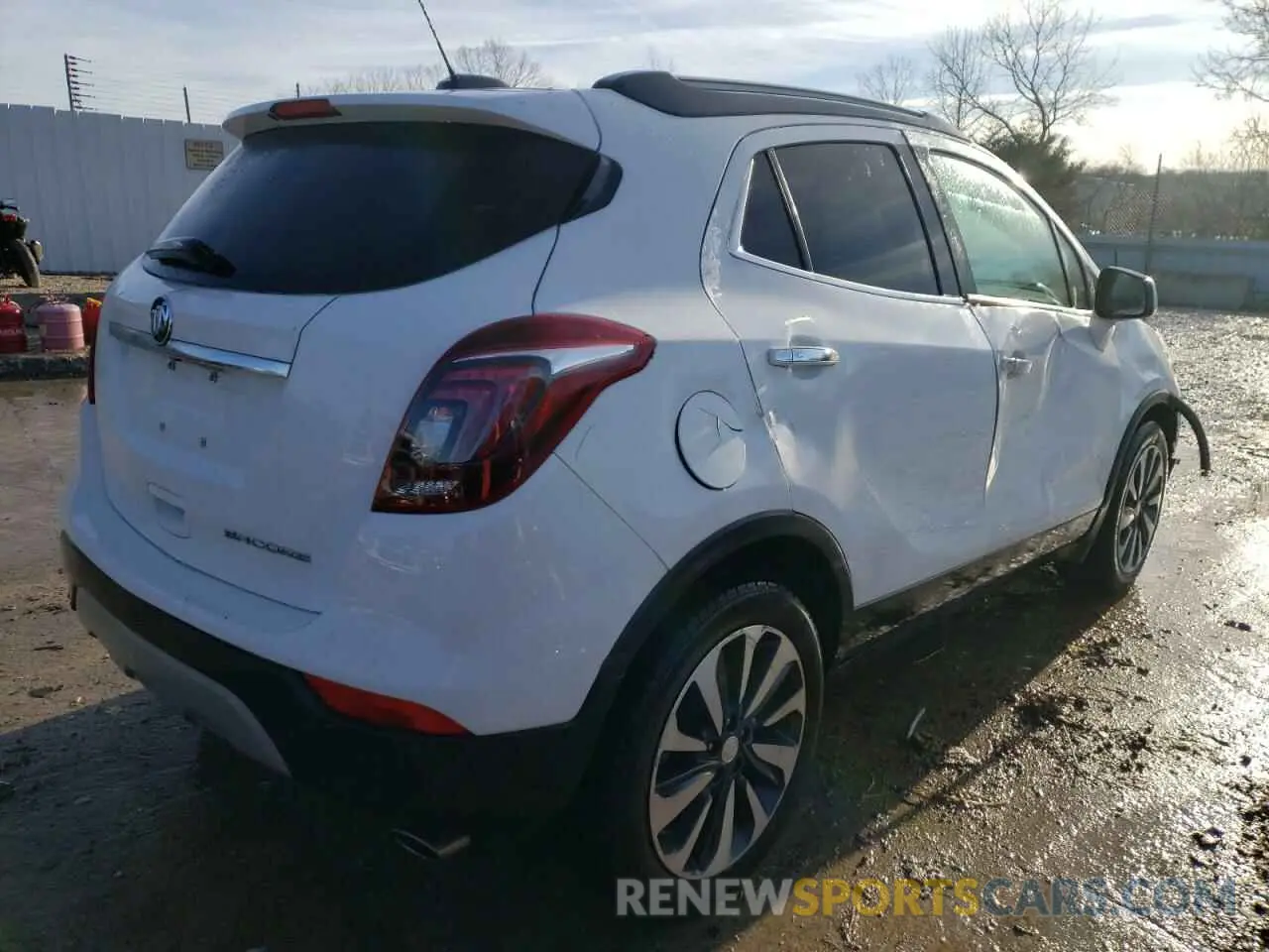 3 Photograph of a damaged car KL4CJASB8MB352665 BUICK ENCORE 2021