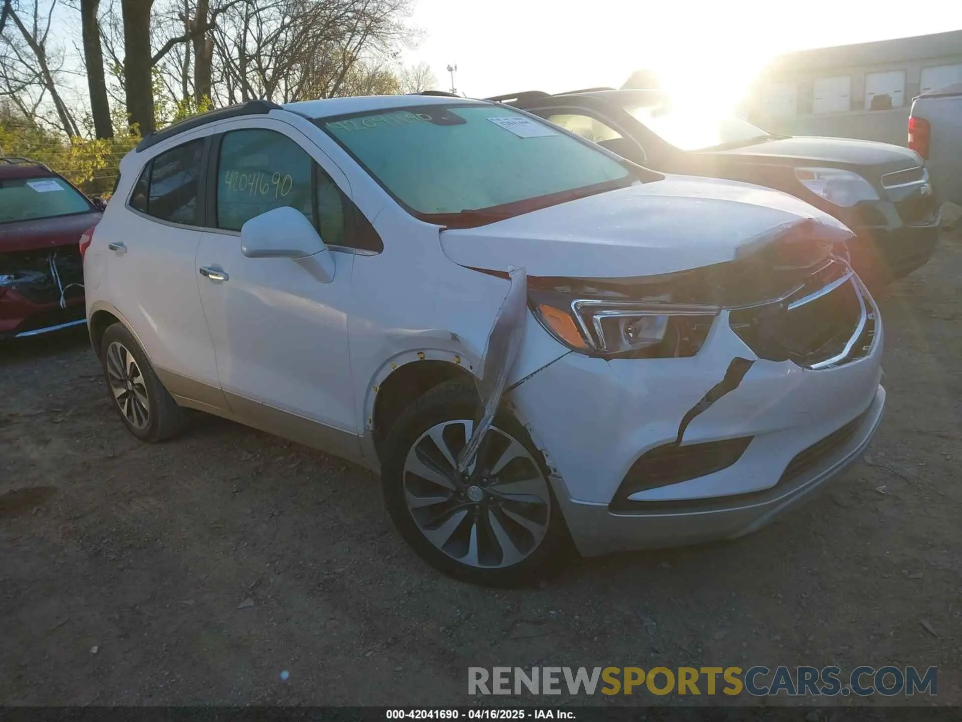 1 Photograph of a damaged car KL4CJASB9MB332702 BUICK ENCORE 2021