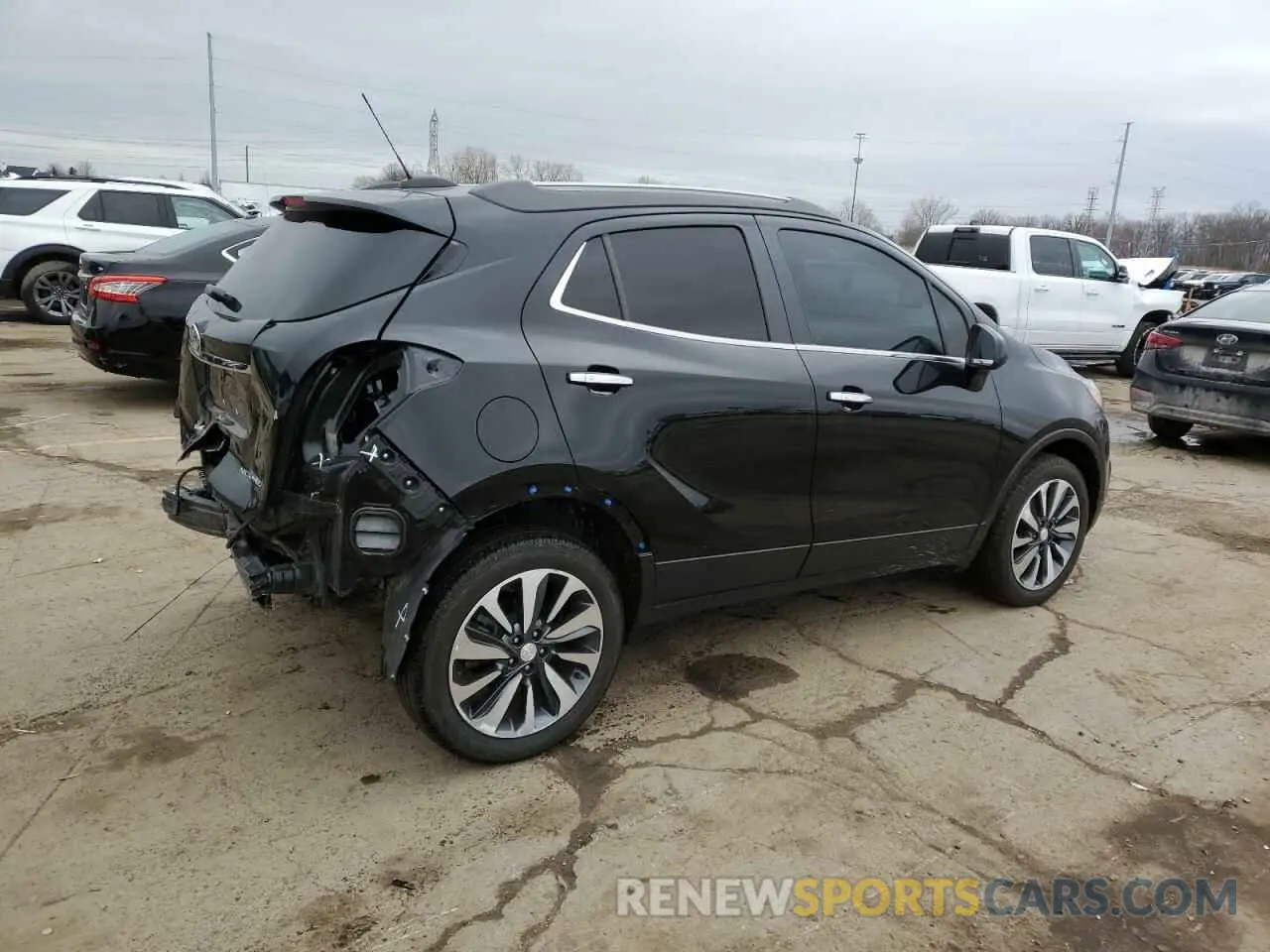 3 Photograph of a damaged car KL4CJESB1MB346018 BUICK ENCORE 2021